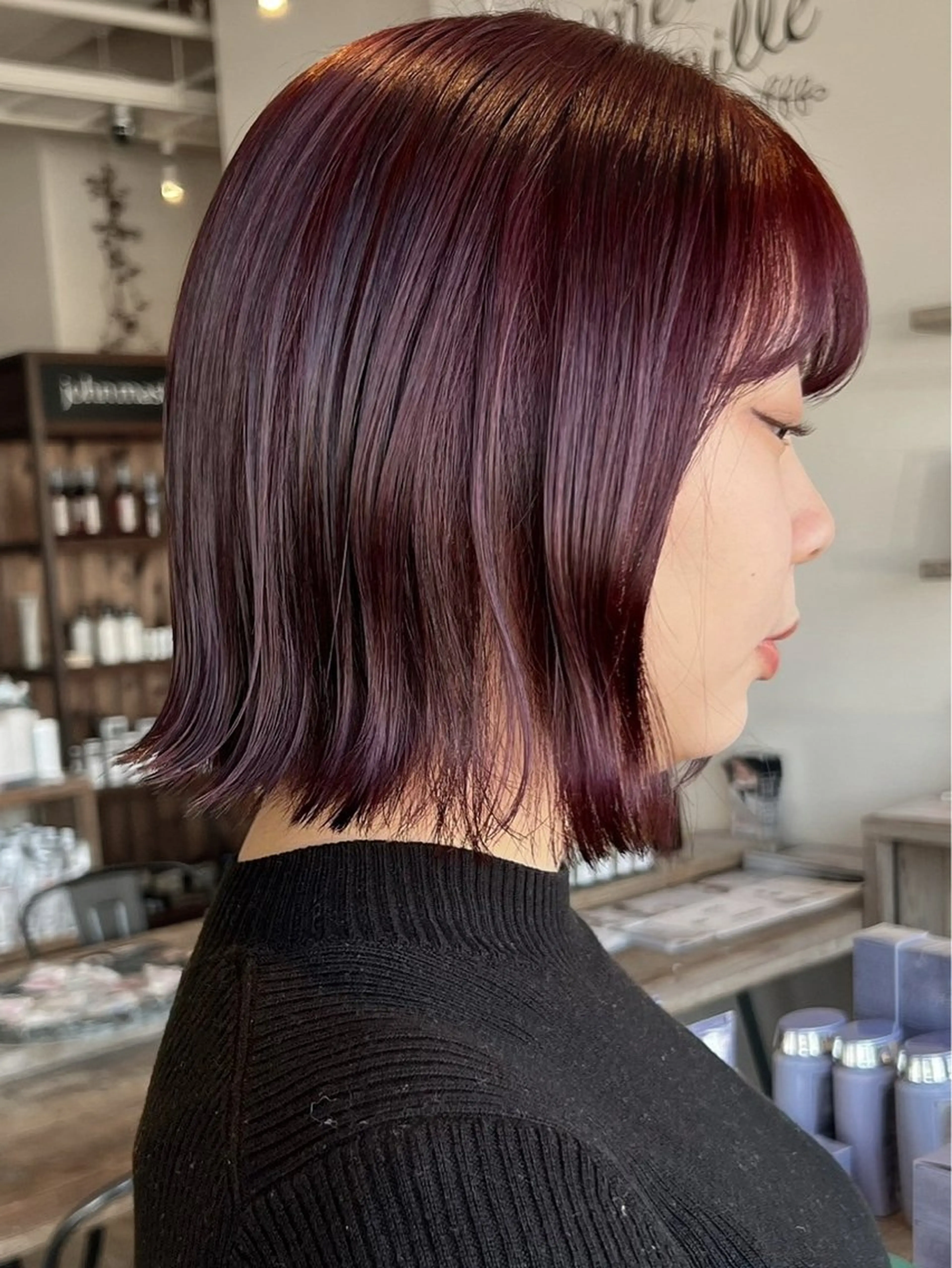 ショート カラー 岸下 理緒のヘアスタイル