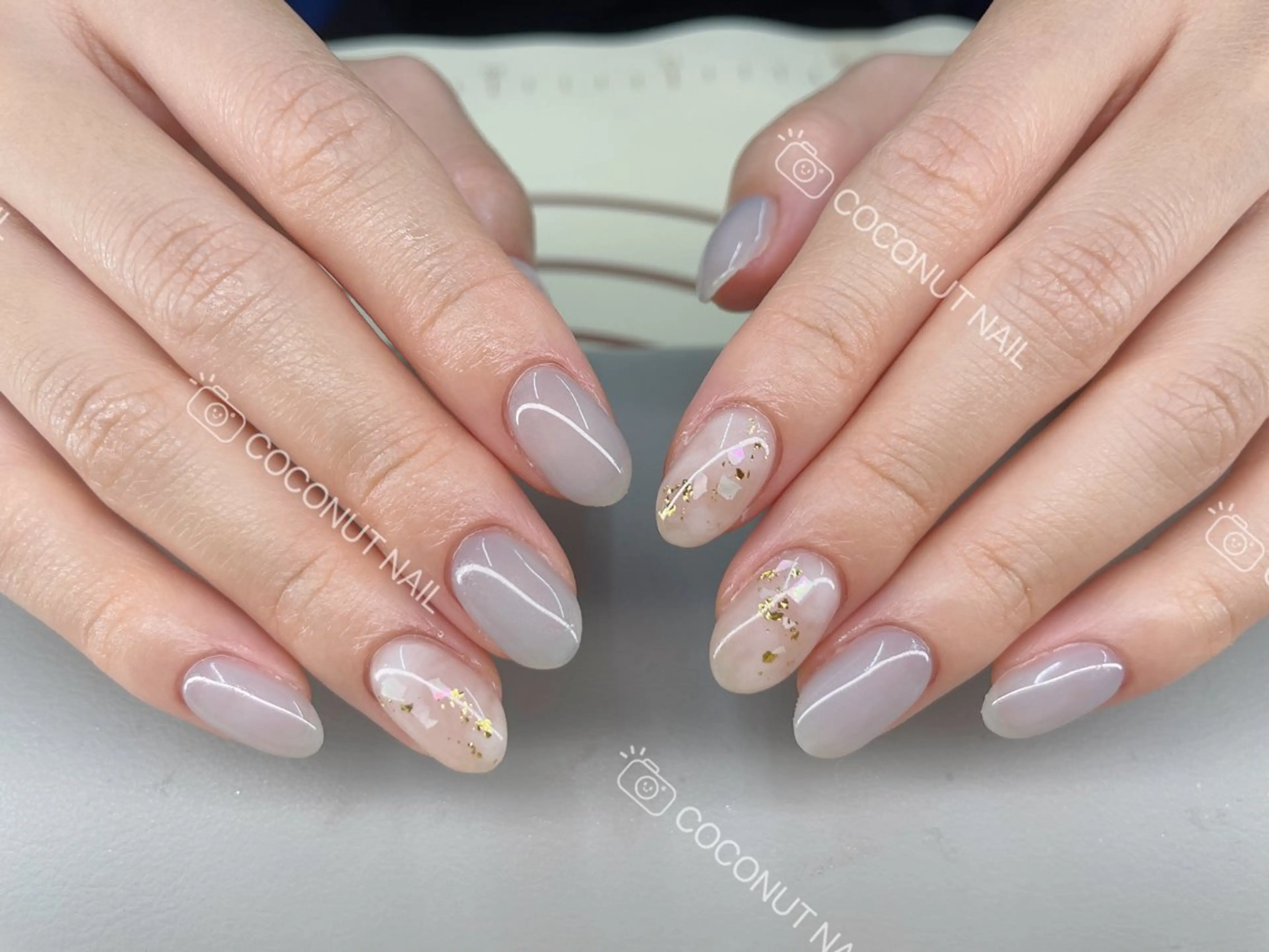ネイル ハンドネイル 神田 ココナッツのネイルデザイン
