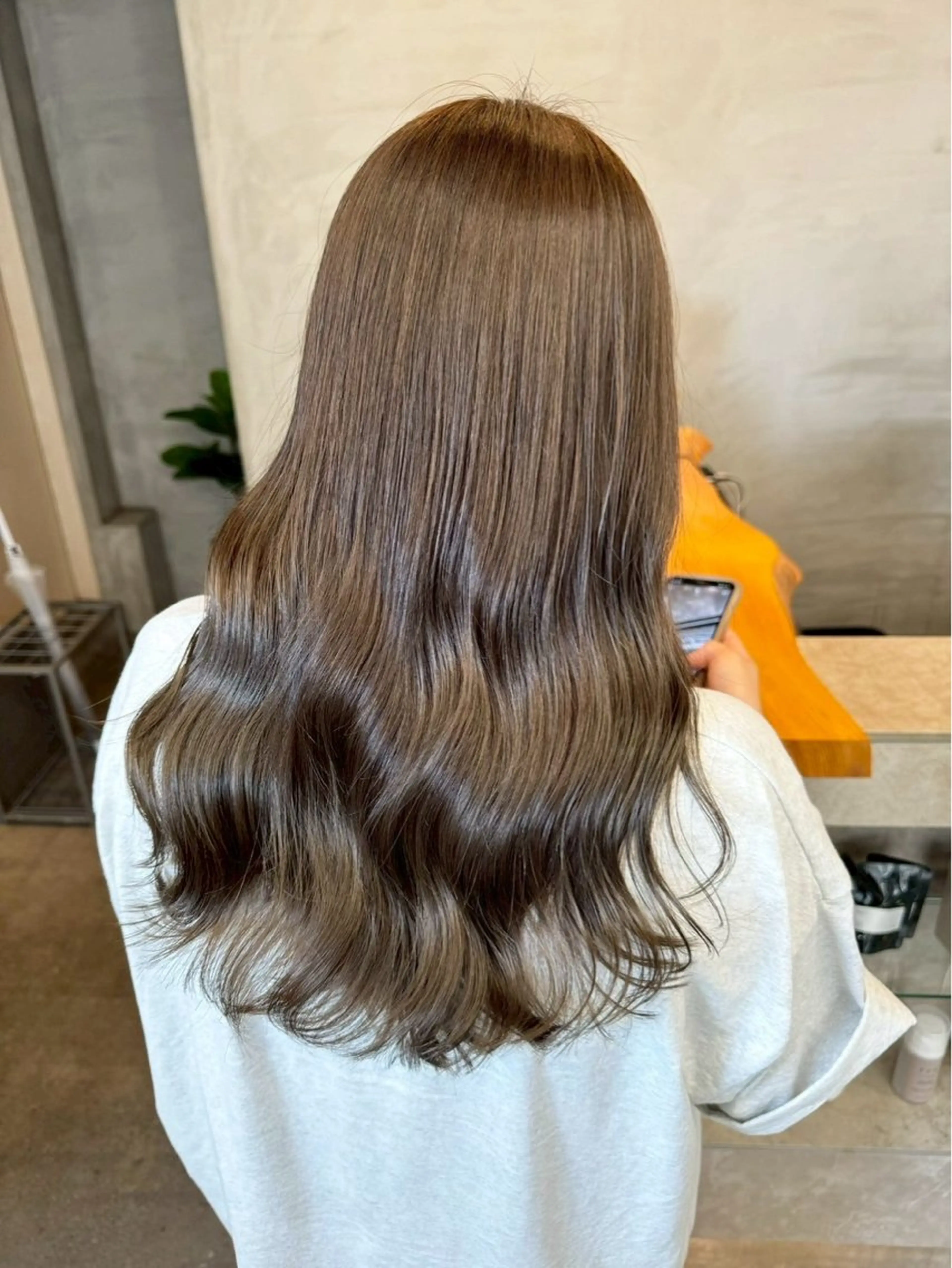 ロング ヘアカラー トリートメント 🫧髪質改善 韓国へア🌈Kotaのヘアスタイル