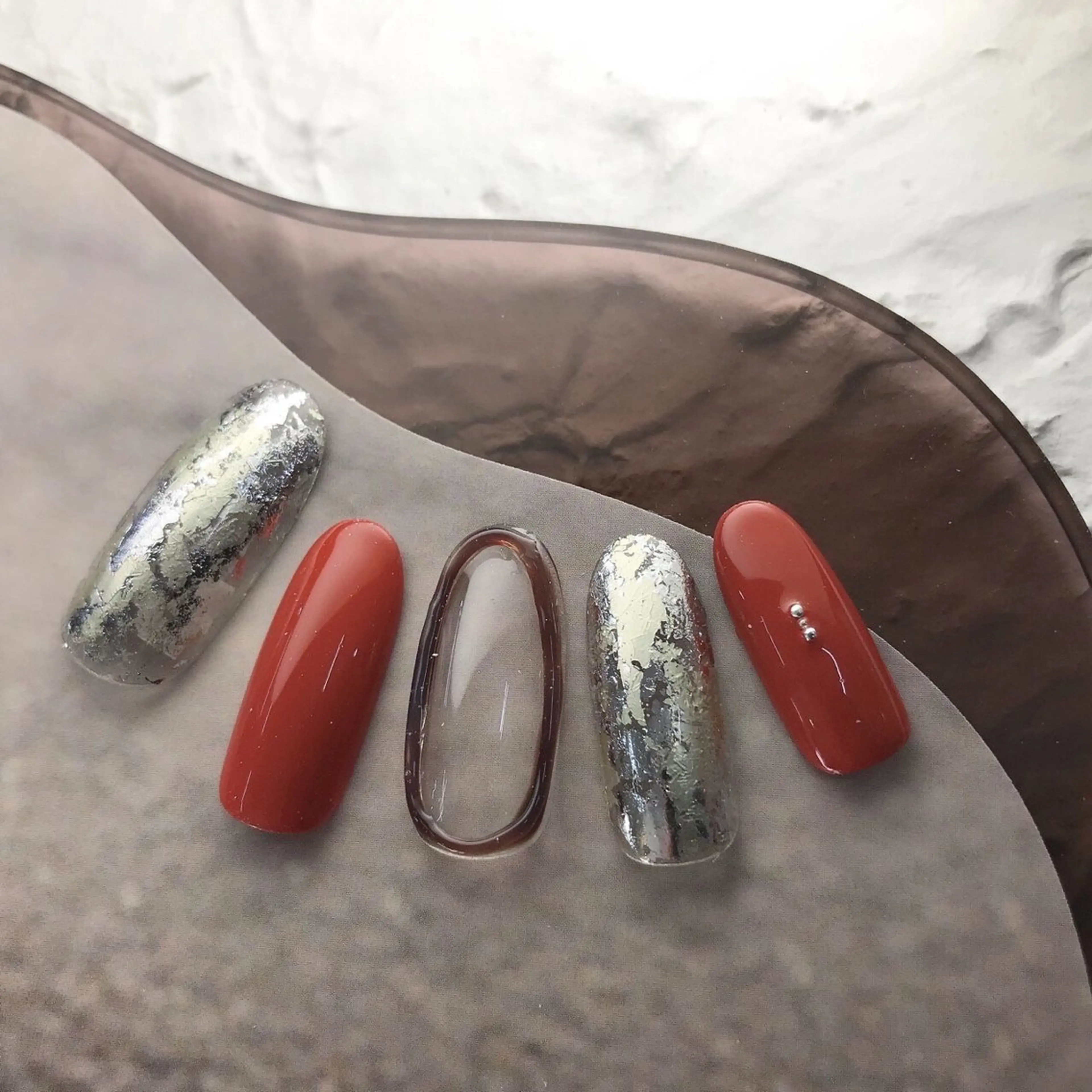 ネイル アートネイル ネイルチップ ⭐︎休業中の練習⭐︎ JNA認定講師髙橋のネイルデザイン