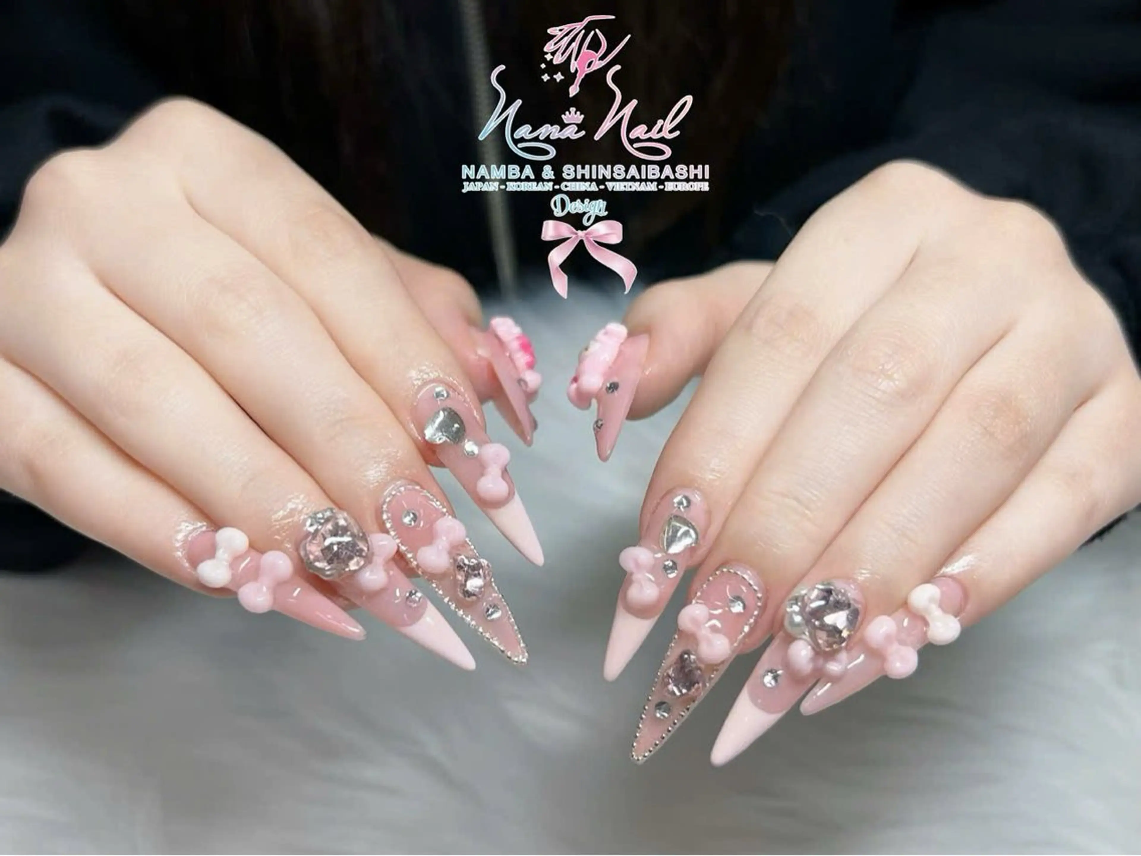 長さだしジェル10本アート・パーツつけ放題◆¥14900→¥13550 オフ無料の写真