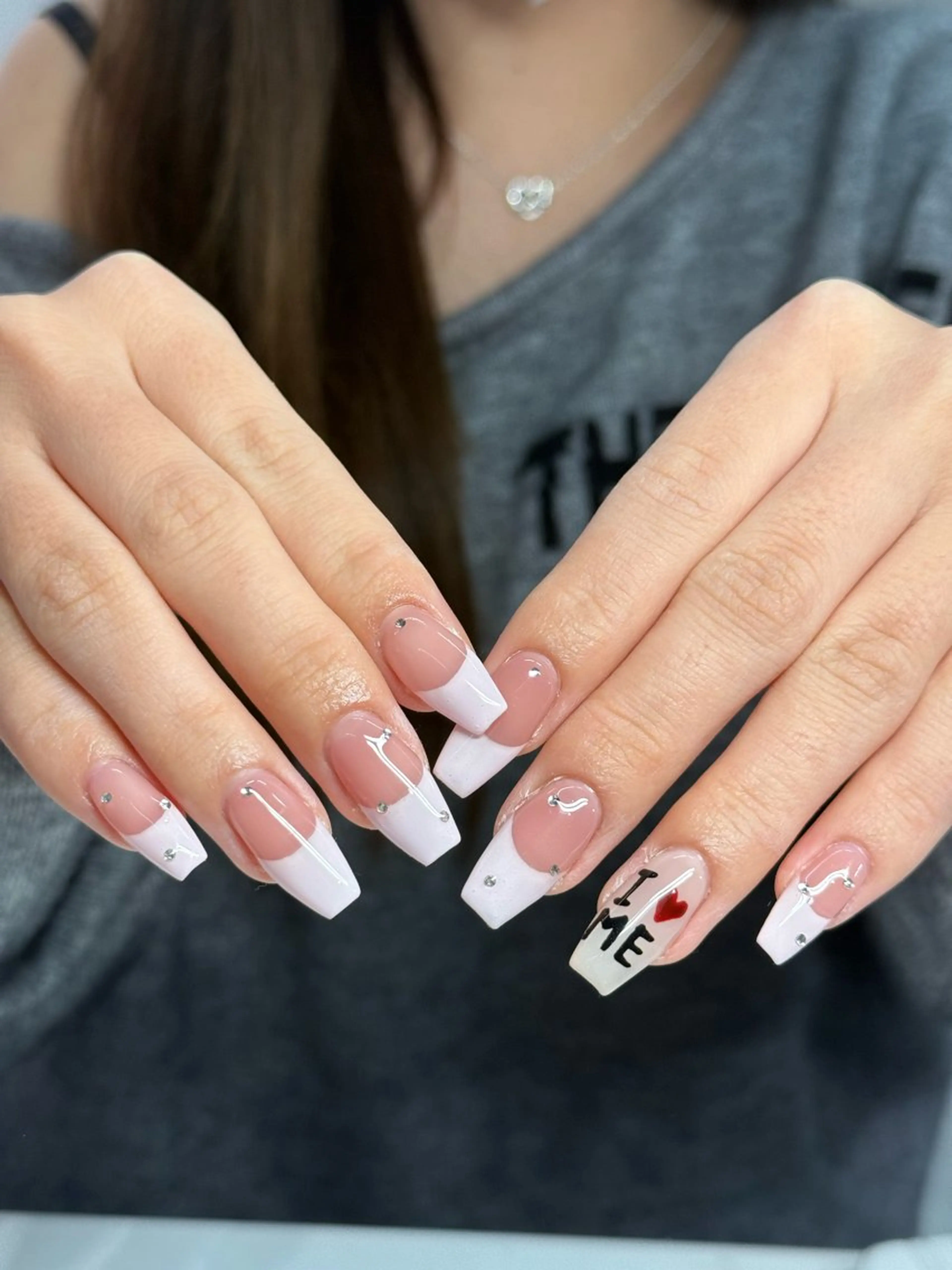 ネイル フレンチネイル ハンドネイル WOLTOKYO渋谷 yunaのネイルデザイン