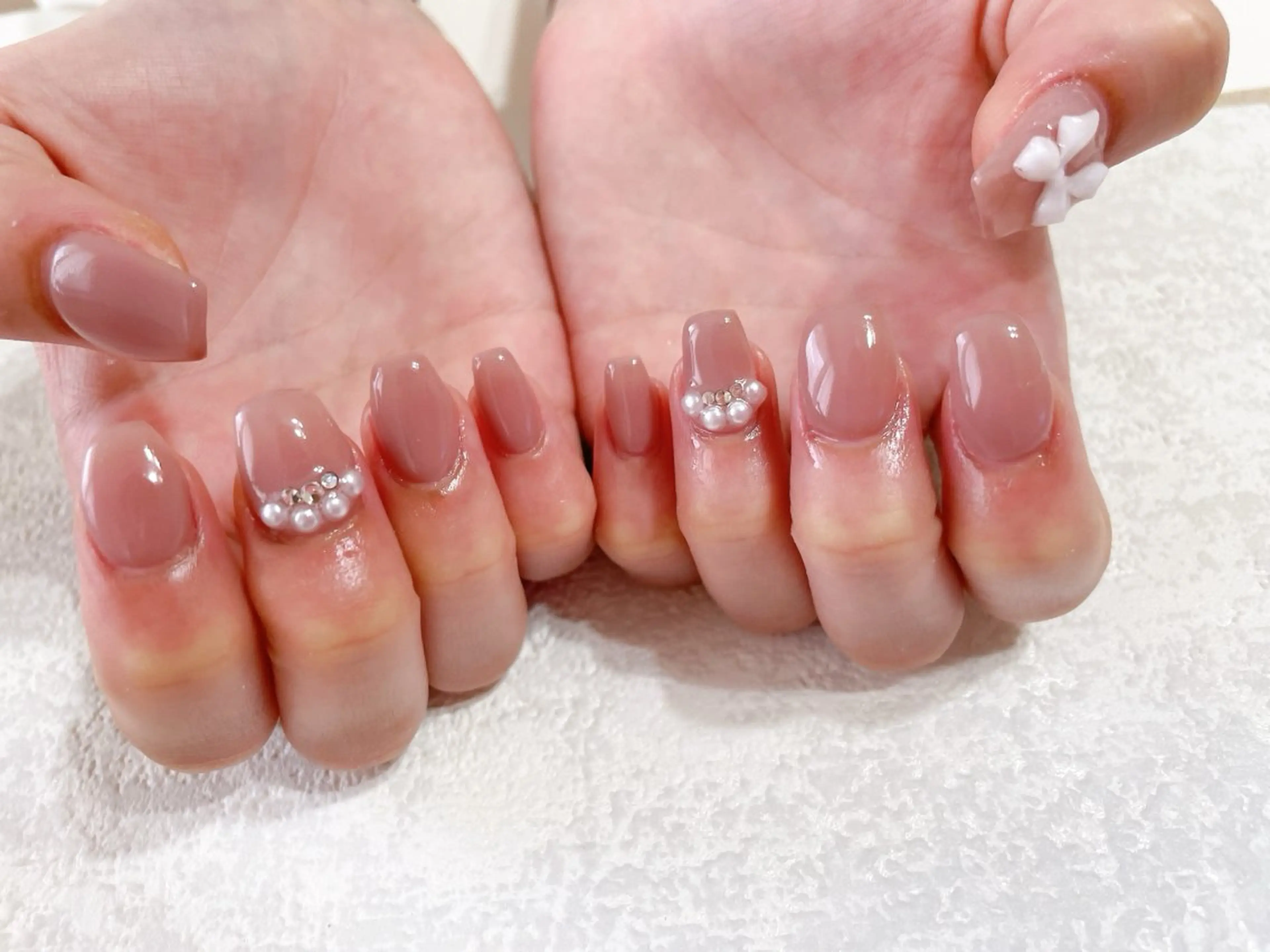 ネイル ジェルネイル メンズネイル ワンカラーネイル パラジェル 春ネイル kikinail 溝の口のネイルデザイン