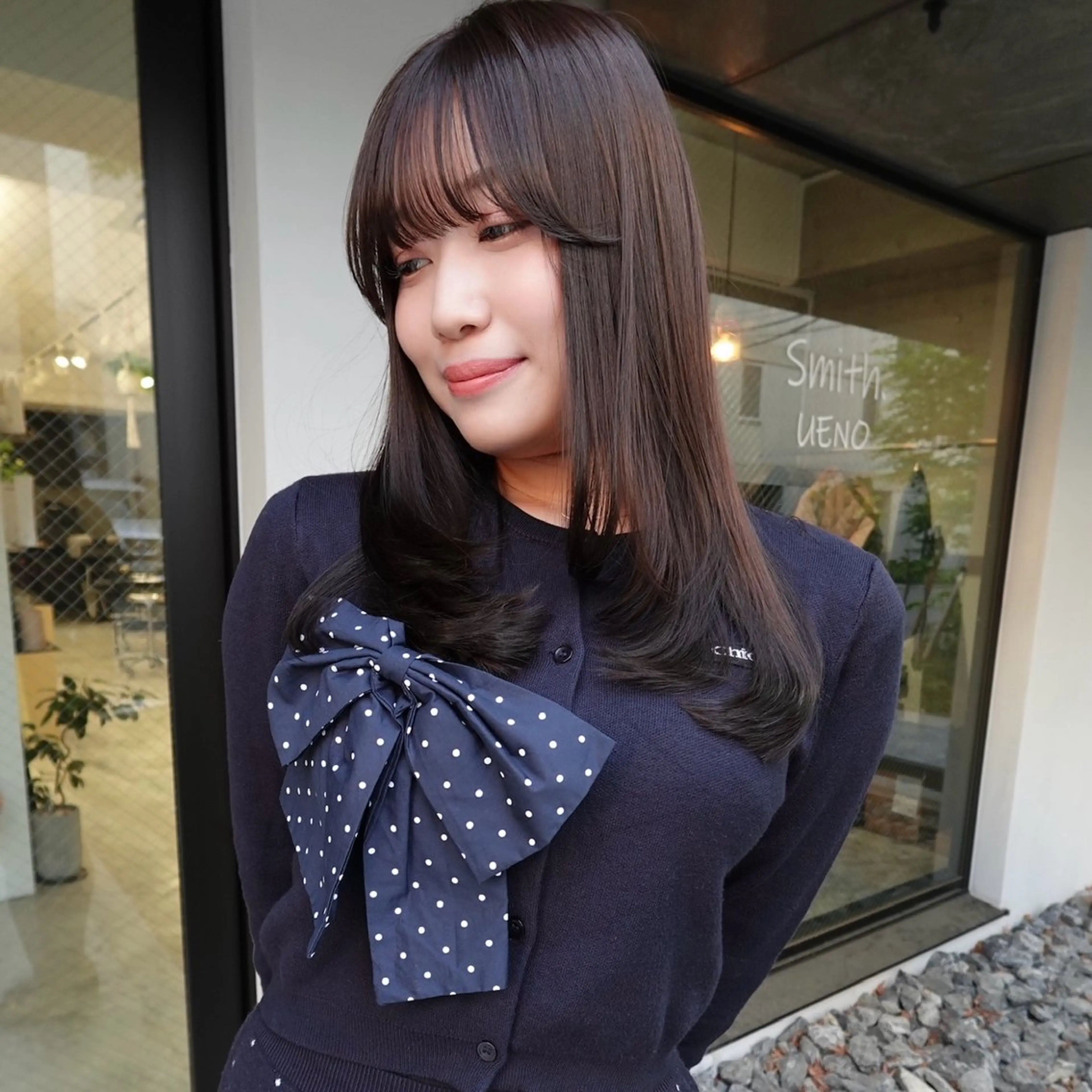 ロング レイヤーカット カット ヘアカラー 韓国レイヤー/暖色 カラー/KOTONEのヘアスタイル