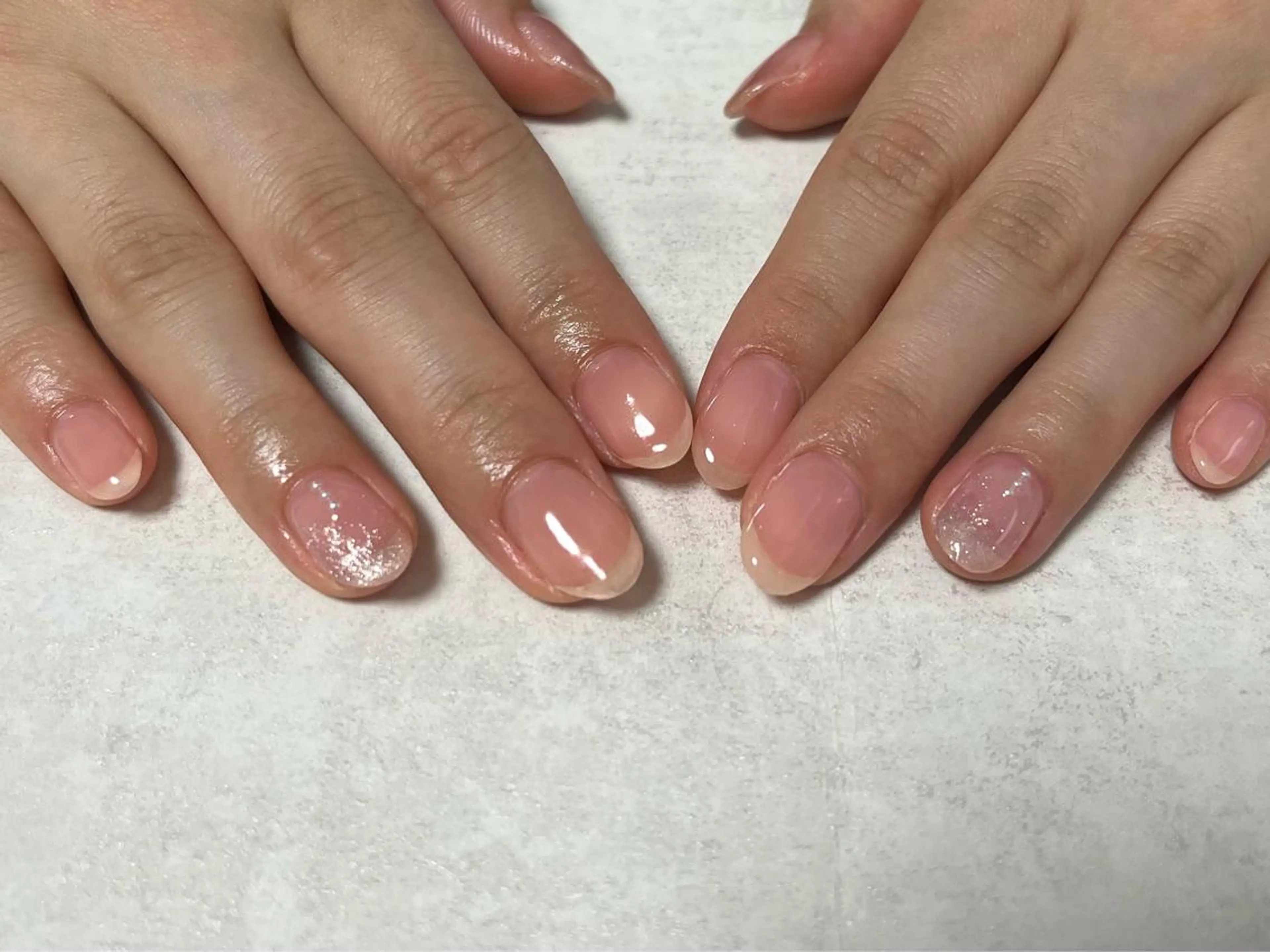 ネイル オーロラネイル フラワーネイル フットネイル フレンチネイル ジェルネイル mogunail &blowのネイルデザイン