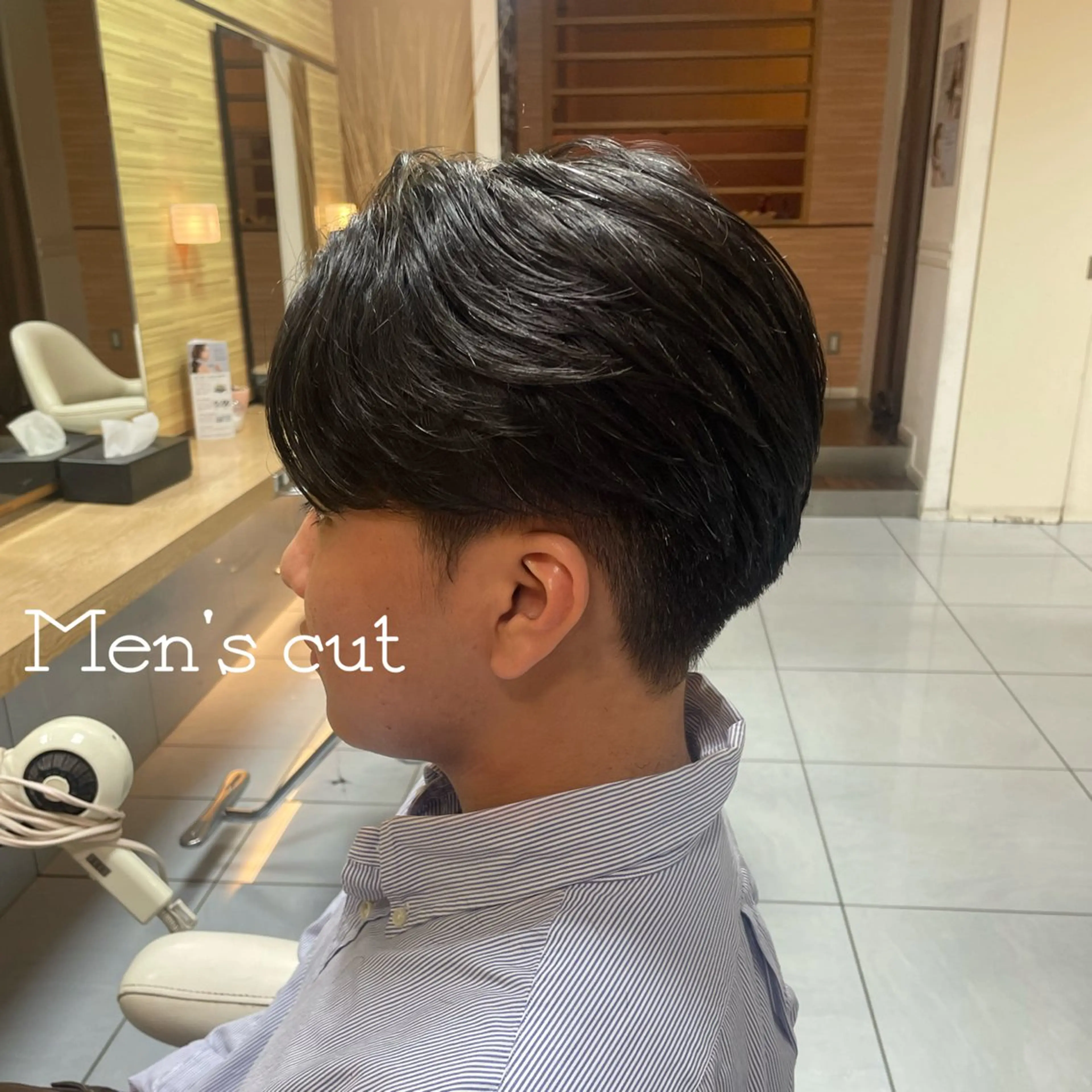 メンズ ダウンパーマ特化💎 ボブ・レイヤーりなのヘアスタイル