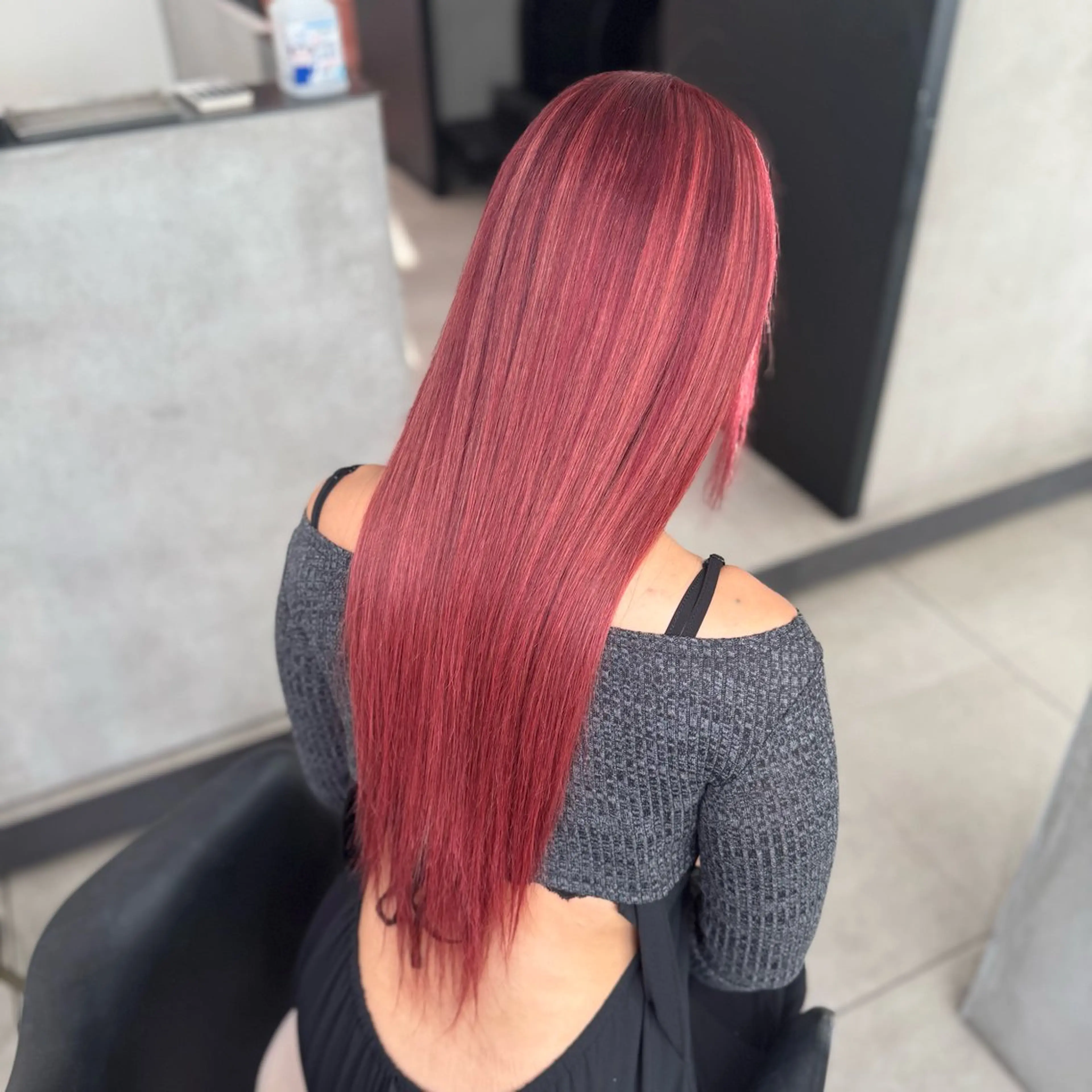 ロング カラー ブリーチ エクステ ヘアカラー エクステ 大阪 梅田/ ハイトーン/エクステのヘアスタイル