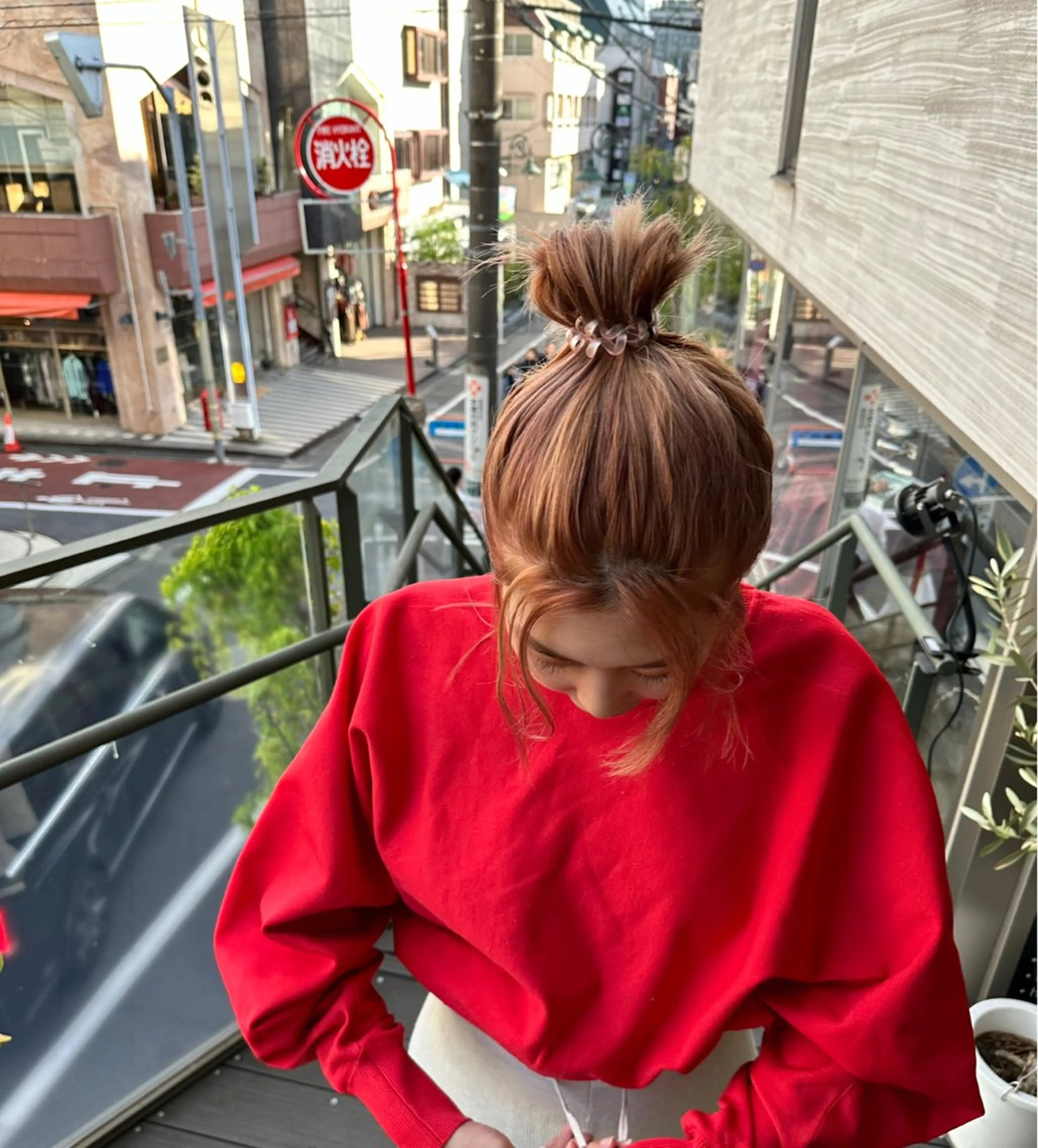 ミディアム カラー カット ヘアカラー トリートメント 韓国風/オシャレ /縮毛矯正/滝口琴未のヘアスタイル