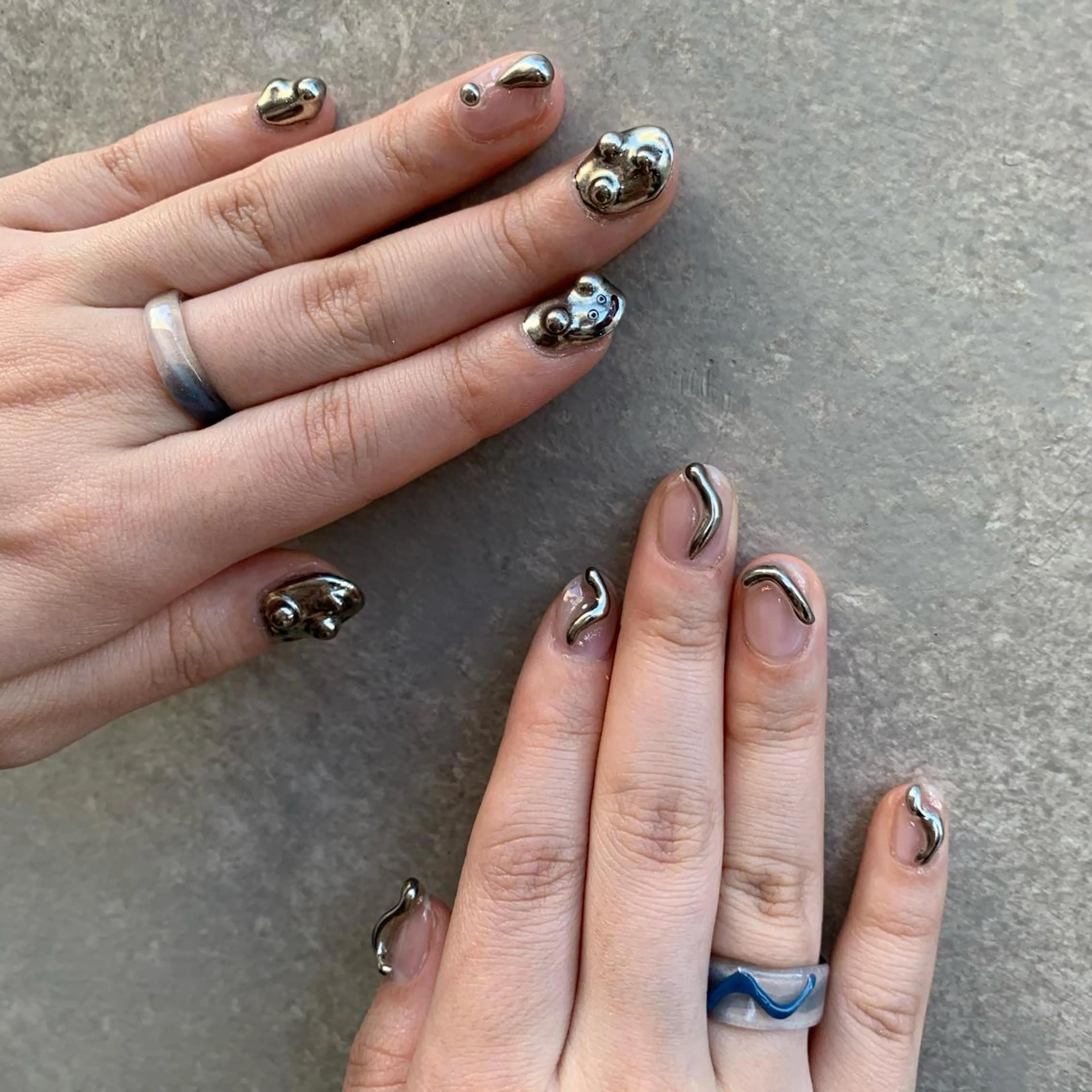 ネイル 【淡色color/ nail】maikoのネイルデザイン