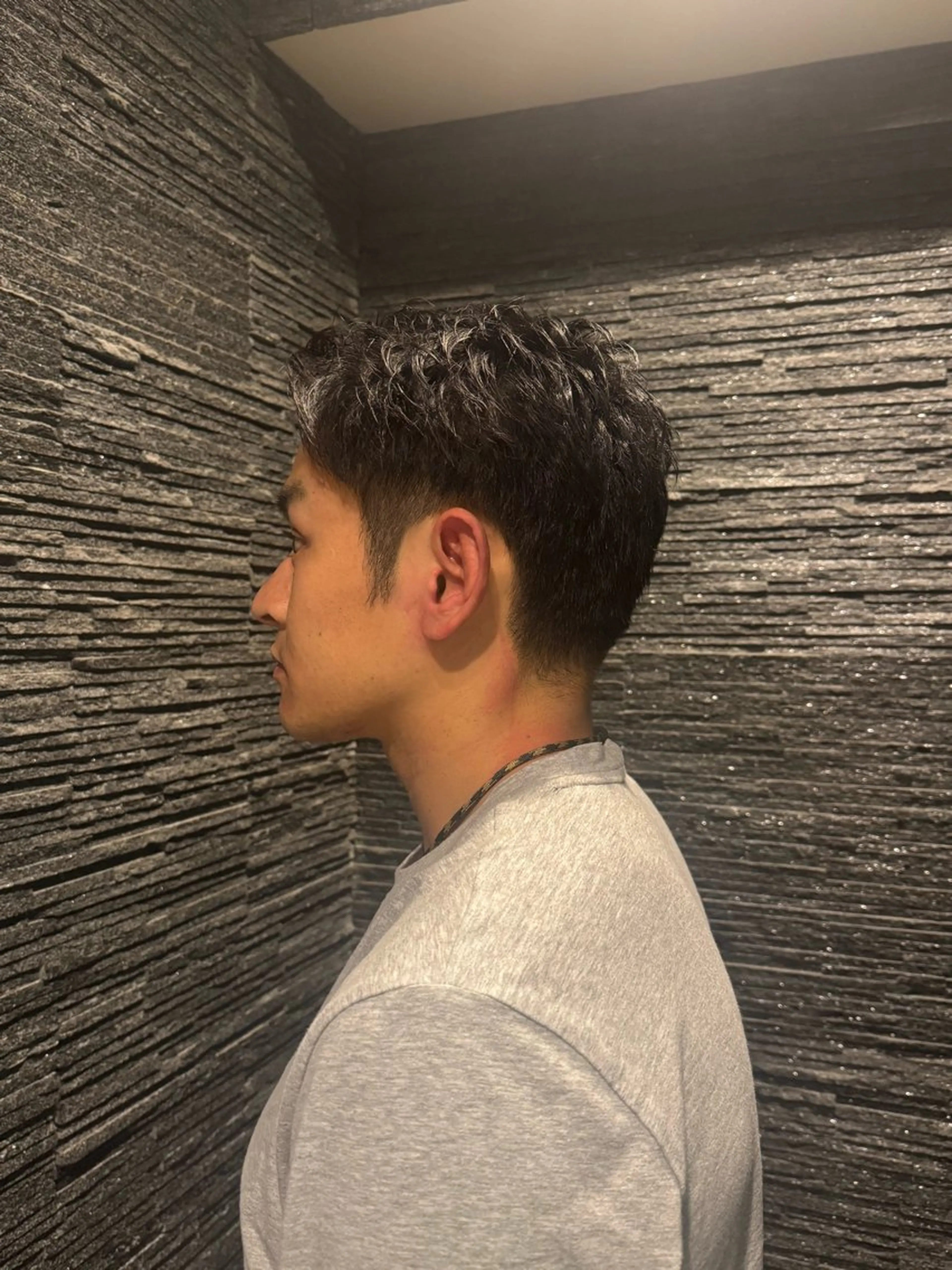 ミディアム 末盛 康生のヘアスタイル