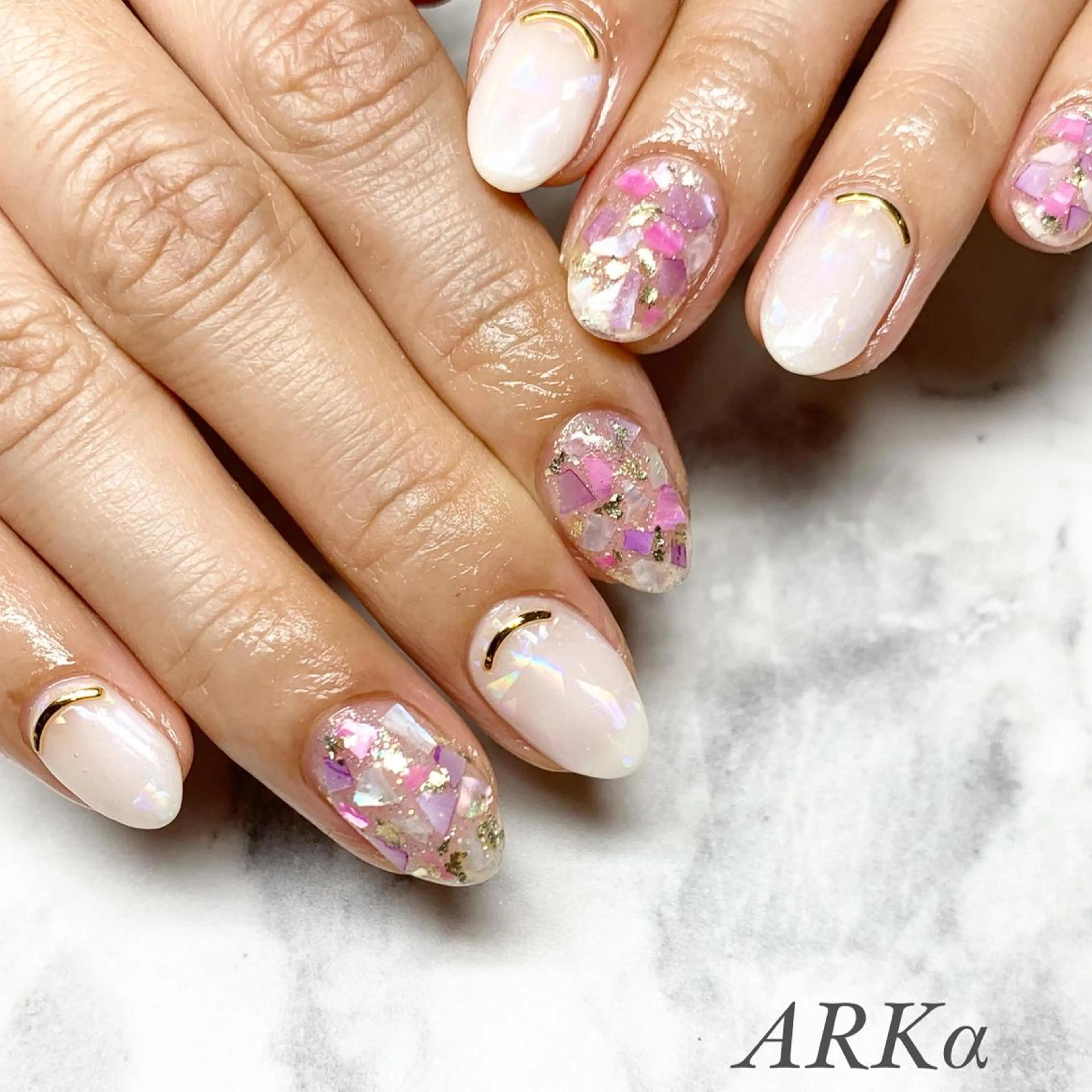 ネイル ハンドネイル Nailsalon ARKαのネイルデザイン