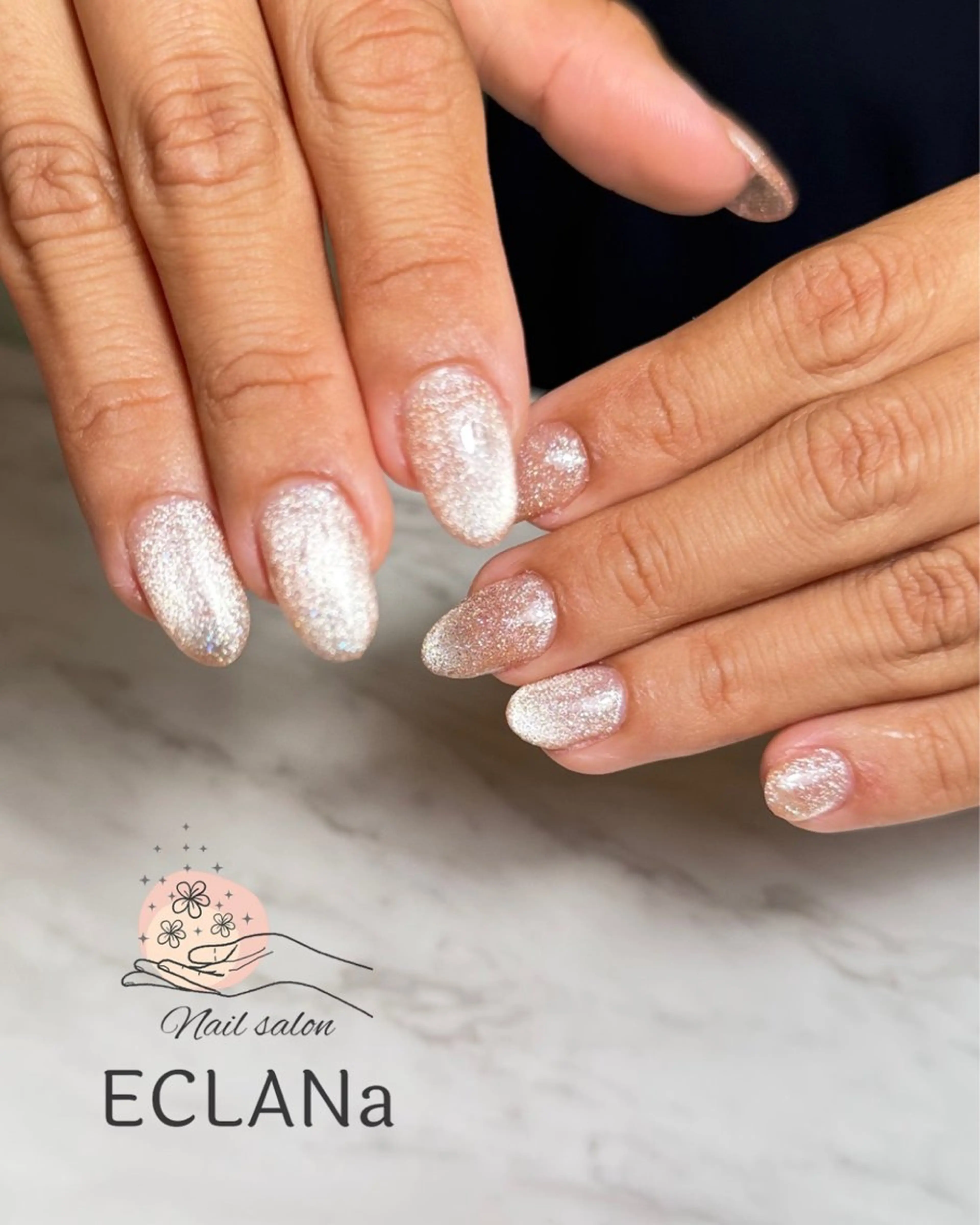 ネイル フラッシュネイル マグネットネイル Nail salon ECLANaのネイルデザイン