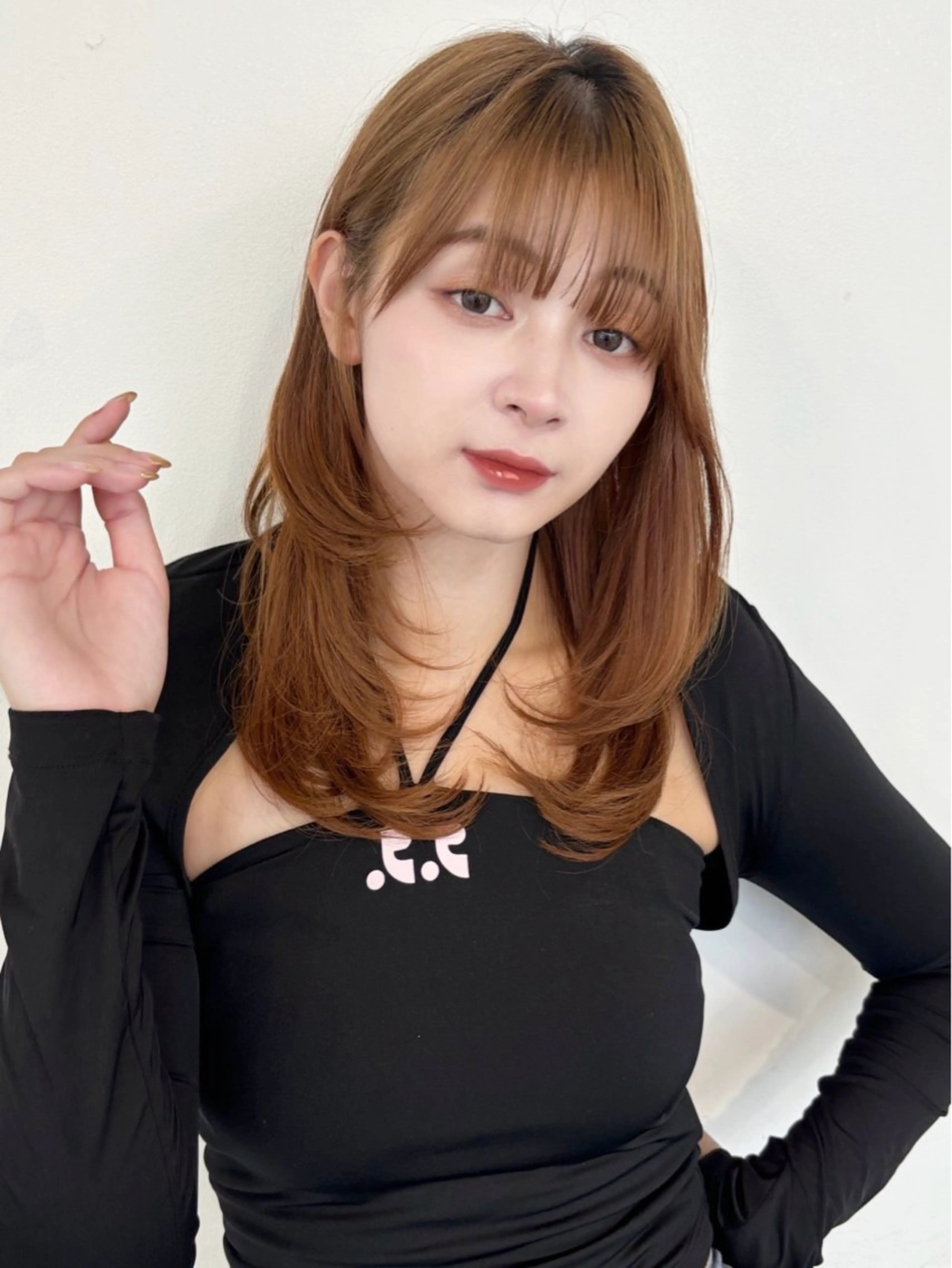 セミロング カラー ヘアアレンジ レイヤーカット カット ヘアカラー トリートメント 天神レイヤーカット No.1💖マユカのヘアスタイル