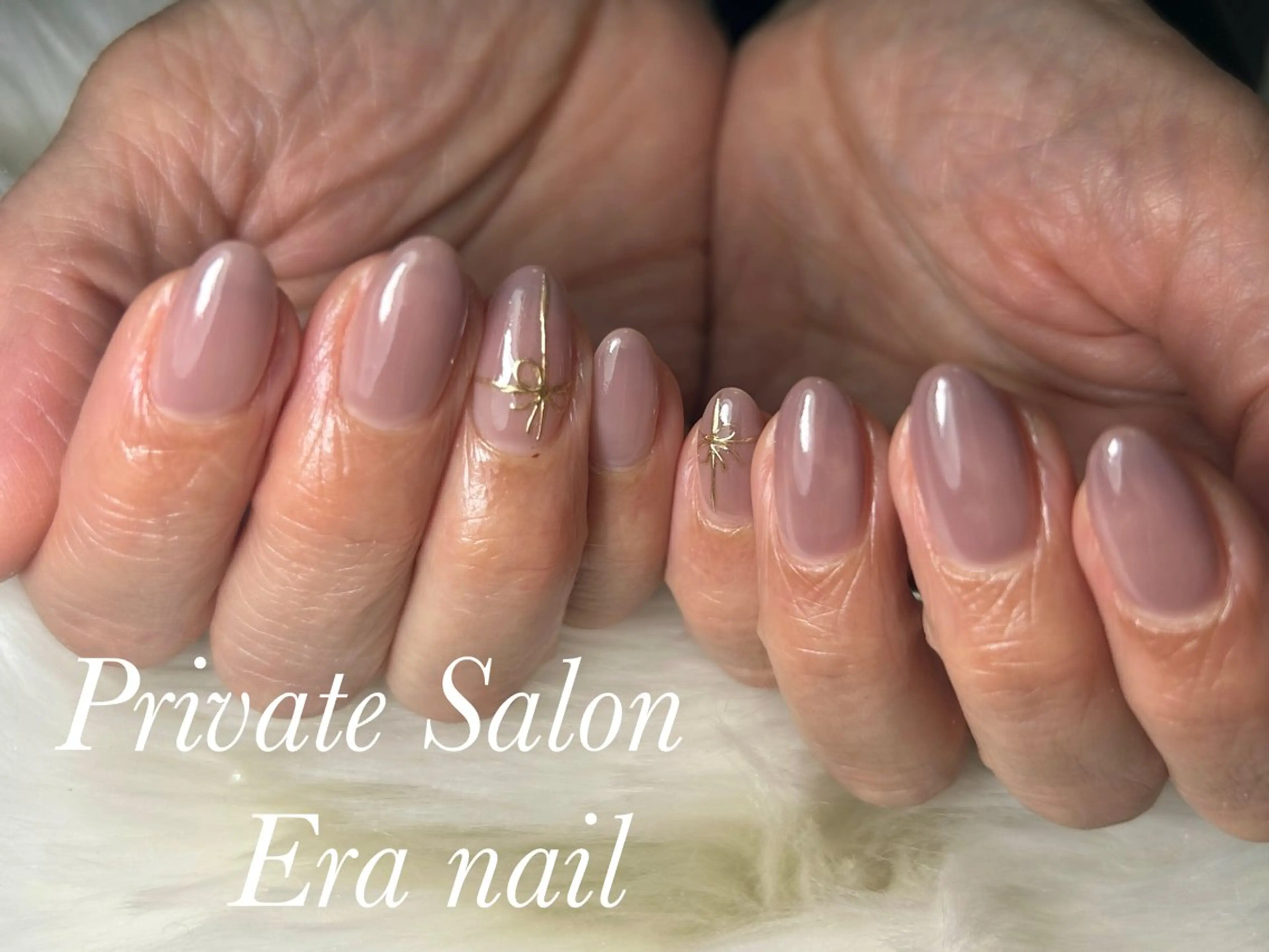 ネイル リボン ハンドネイル Era nailのネイルデザイン