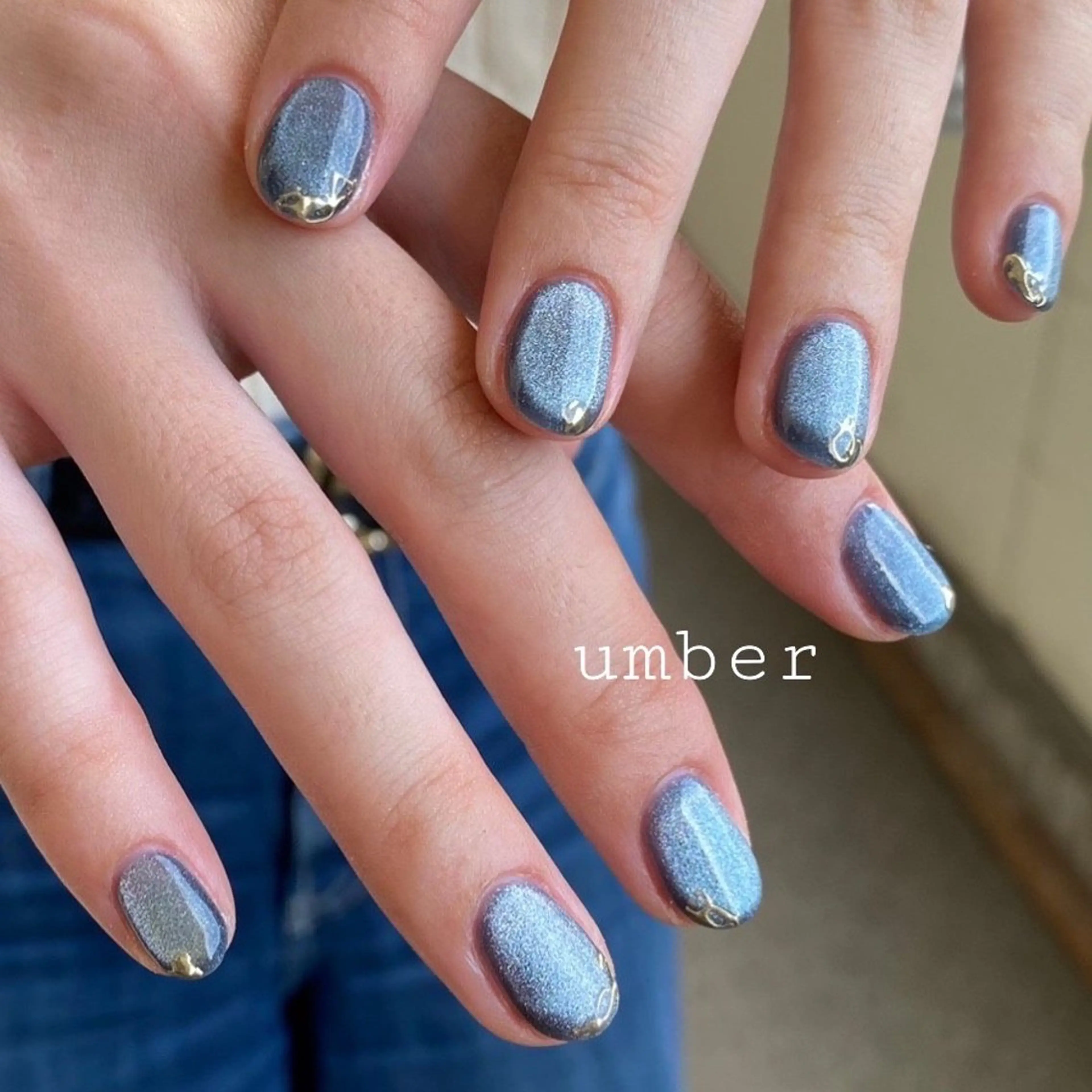 ネイル ハンドネイル umber 三茶1分のネイルデザイン