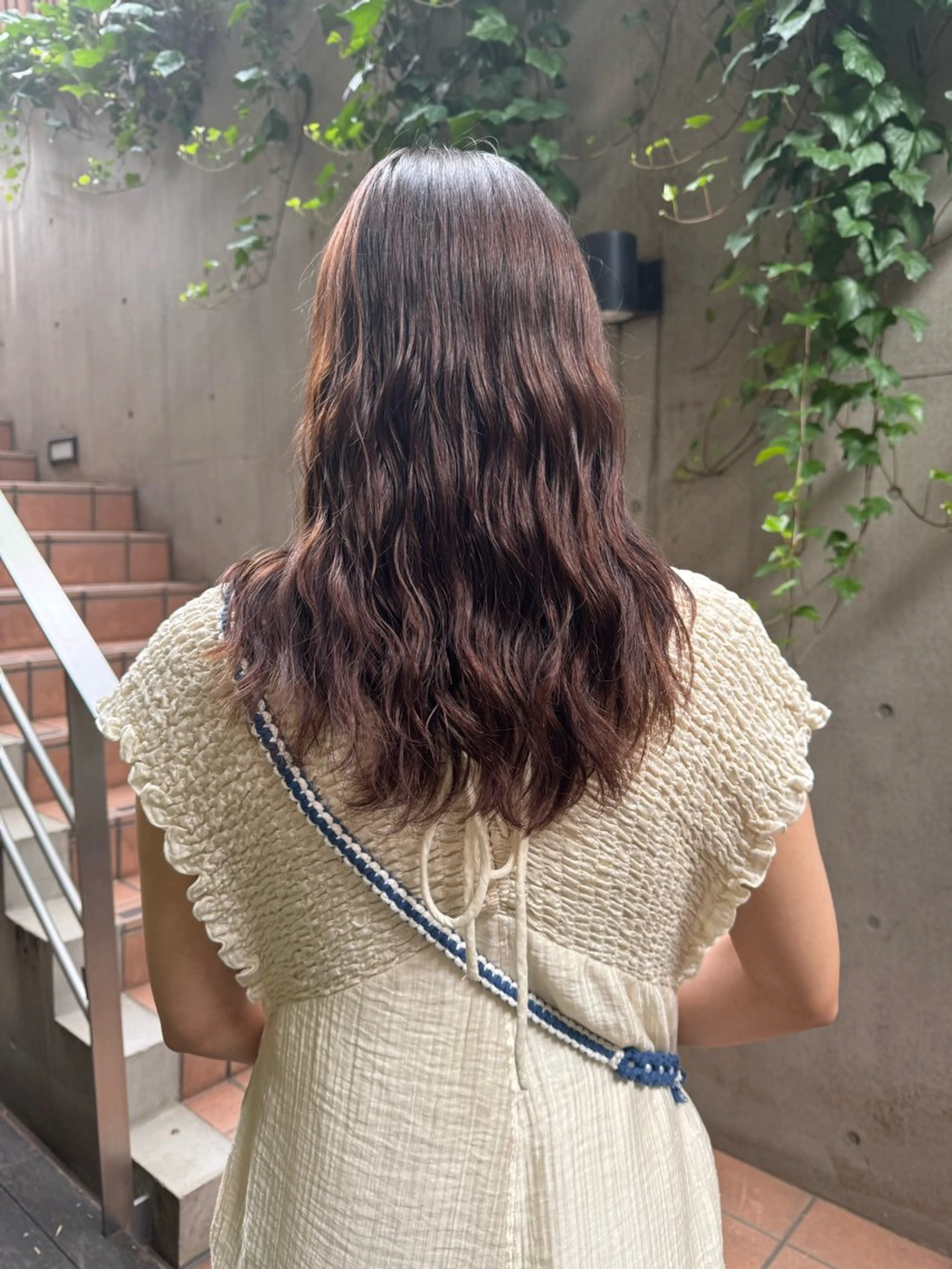 セミロング カット パーマ トリートメント 大人可愛い♡コテ巻き パーマ🌼杉田 萌恵のヘアスタイル