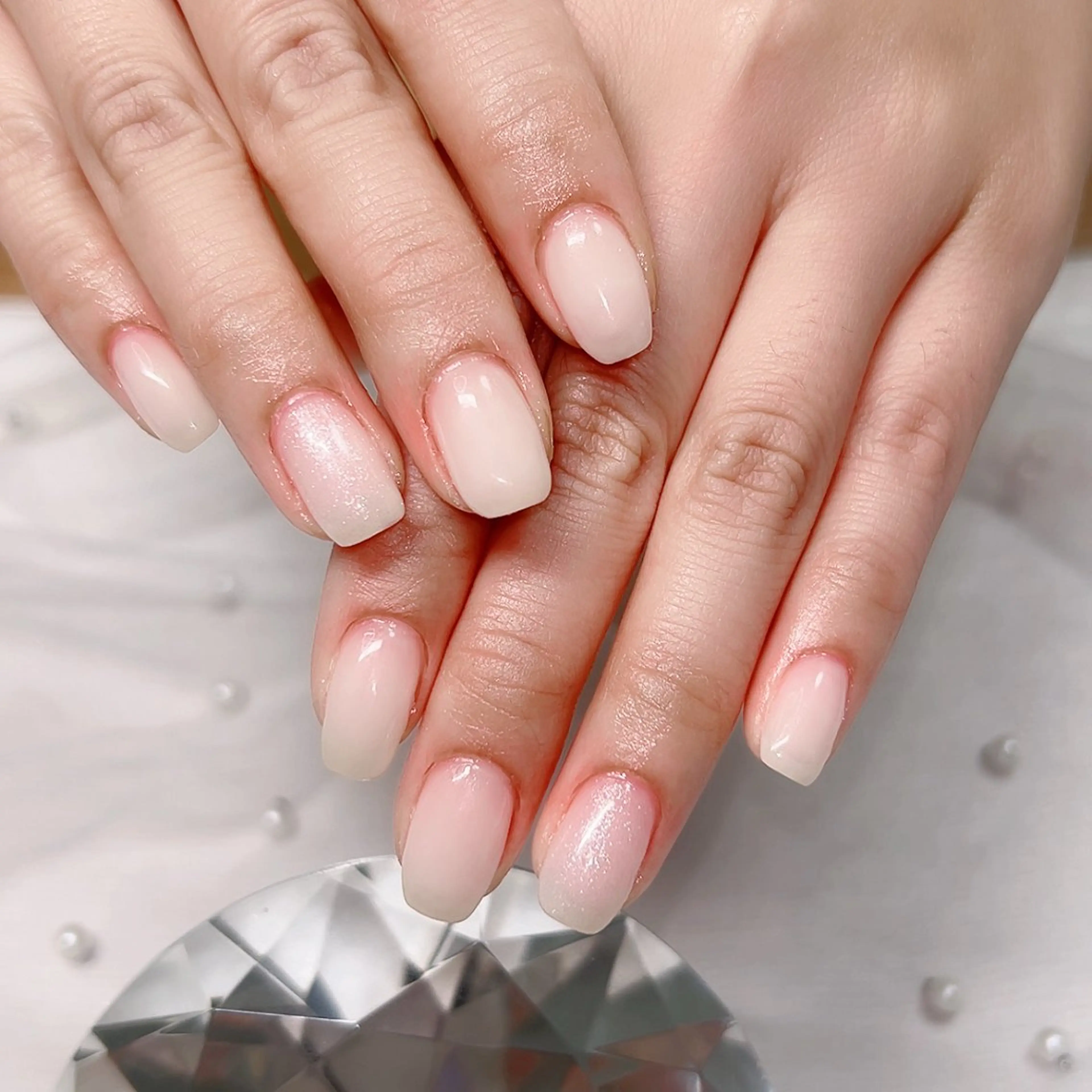 ネイル フレンチネイル ワンカラーネイル シンプルネイル Cute Tips nailのネイルデザイン