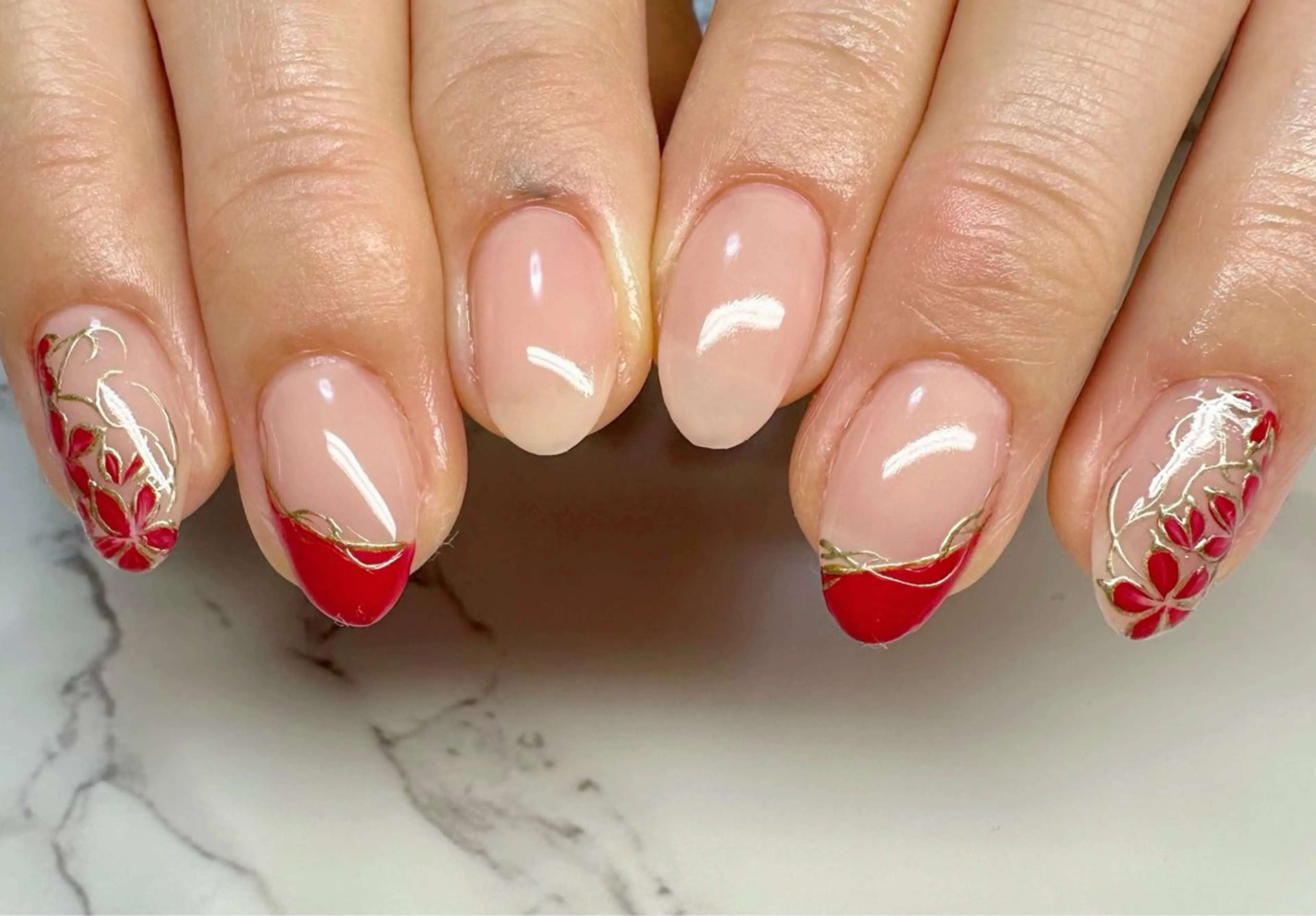 ネイル アートネイル チークネイル キラキラネイル ラメ(グリッター) マグネットネイル M.N_ nailのネイルデザイン