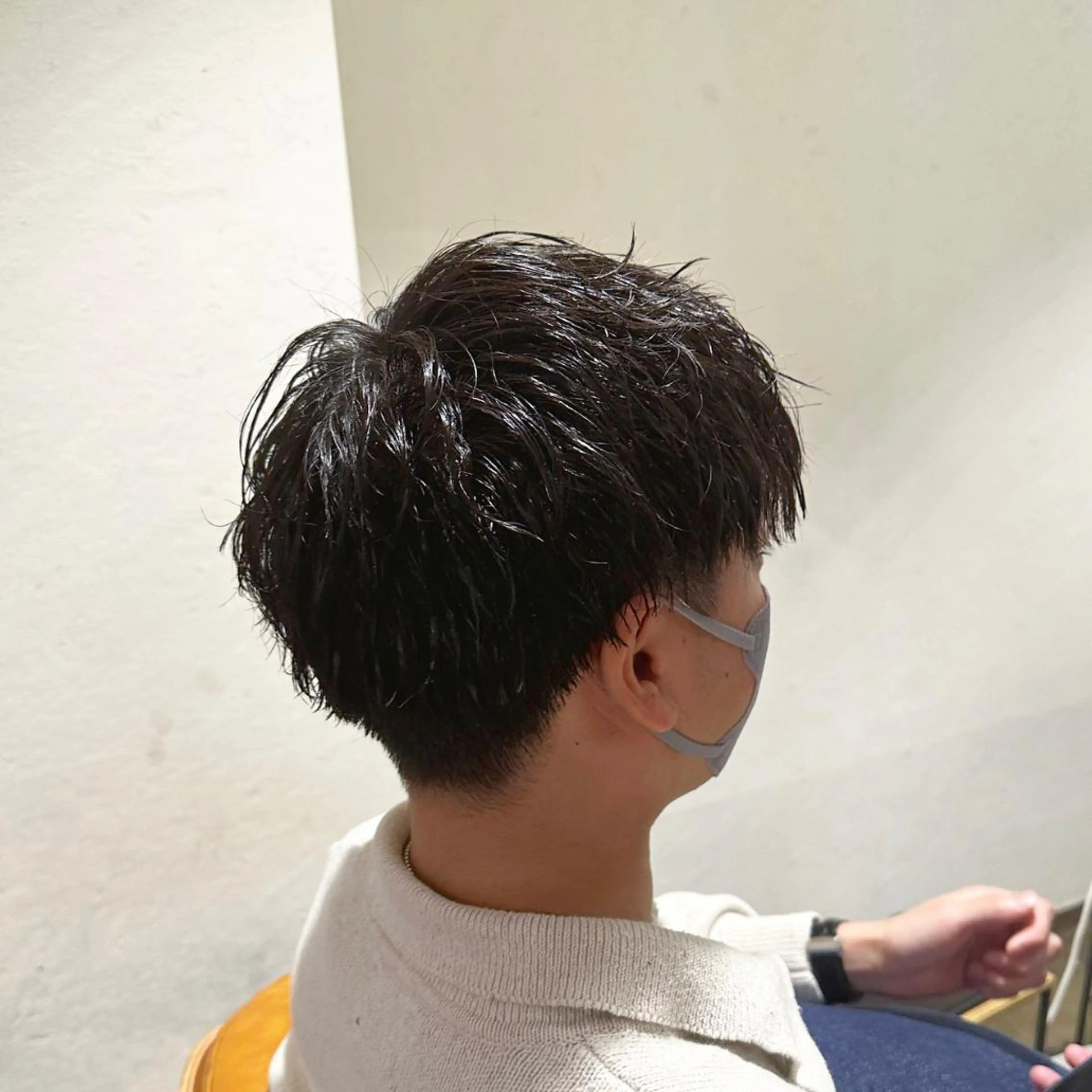 ショート パーマ メンズ メンズパーマ 🇰🇷韓国ｽﾀｲﾙ ﾚｲﾔｰ/ayanaのヘアスタイル