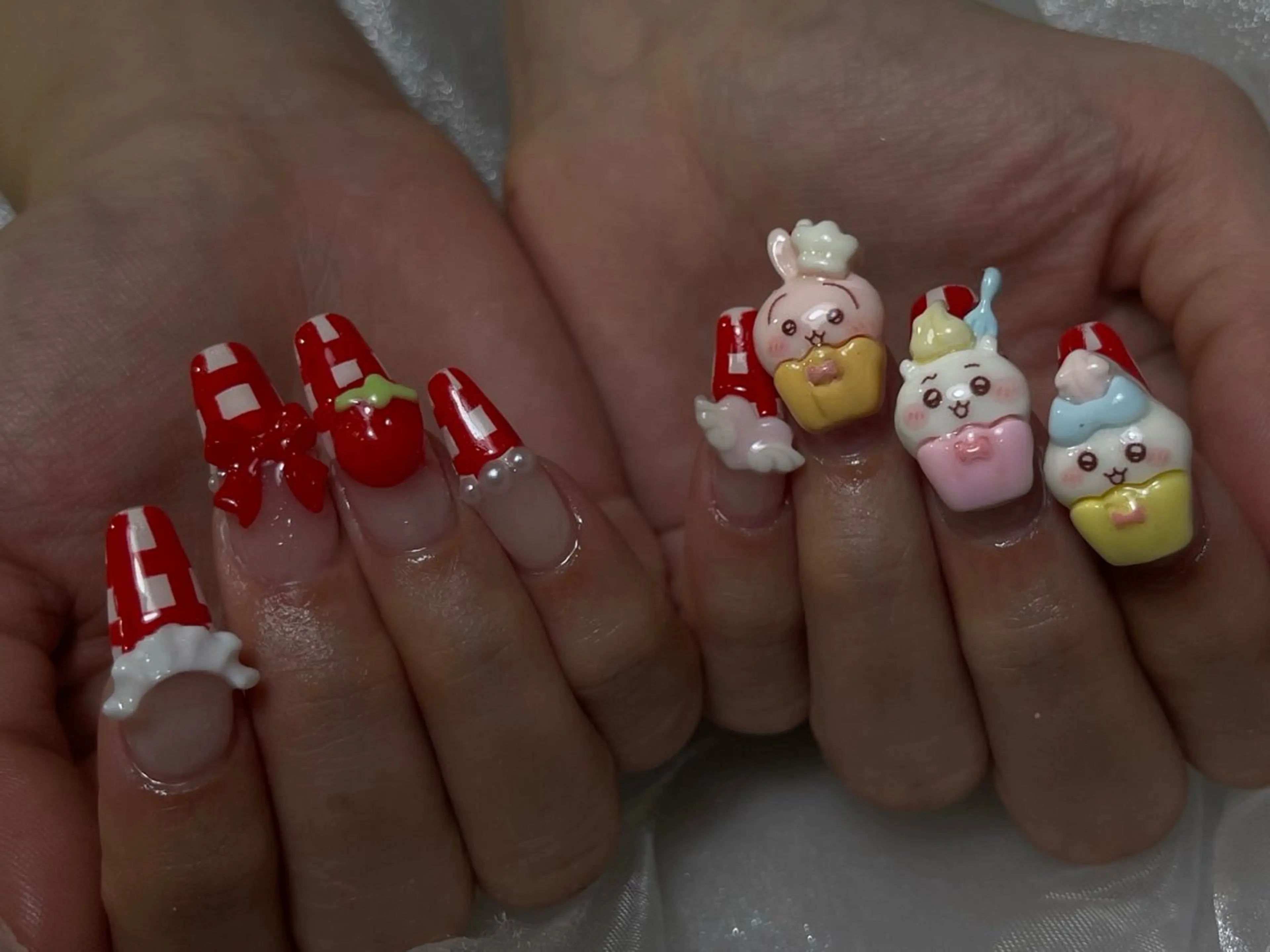 ネイル ハンドネイル nail salon kukuna所属・ワンホン/韓国 nail 大阪アメ村のネイルデザイン
