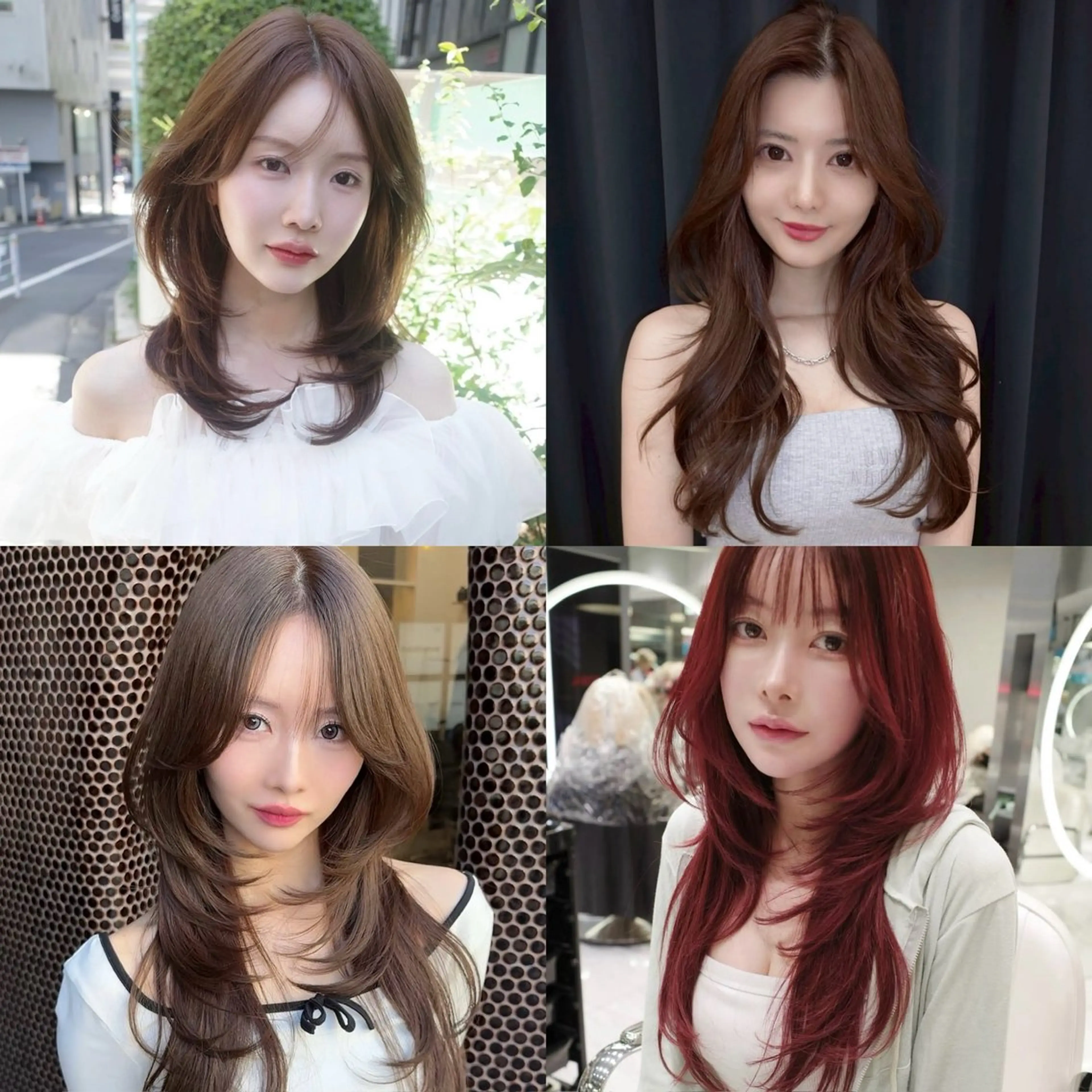 ロング カラー くびれヘア 顔周りカット ハイレイヤー 韓国風ヘア レイヤーカット カット ヘアカラー トリートメント Nao/ 大宮/レイヤーカットのヘアスタイル