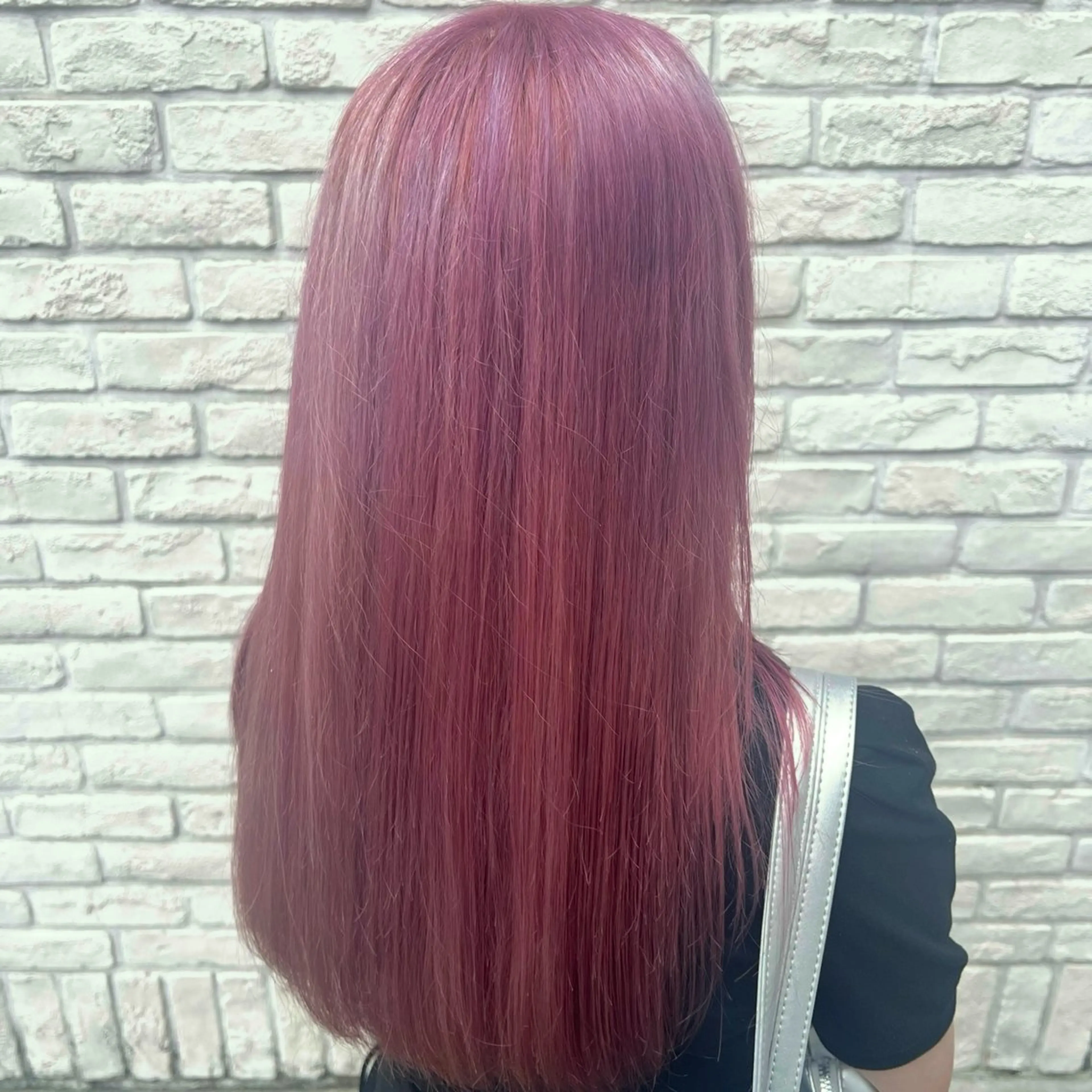 ロング カラー ブリーチ 横浜/ミルクティー カラー🤍みうのヘアスタイル