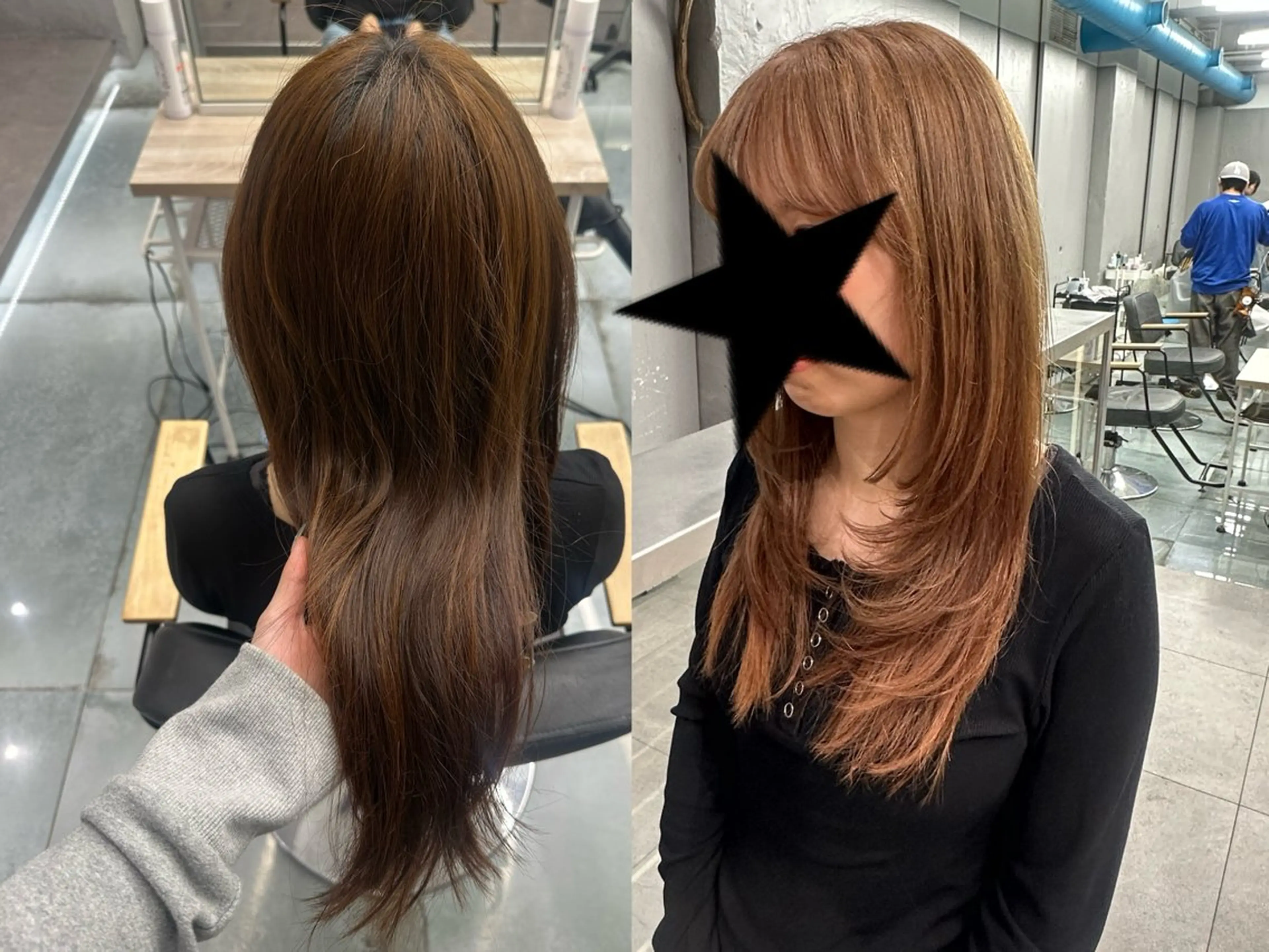 ミディアム カラー ヘアカラー eyelist : shiho.:*☆のヘアスタイル