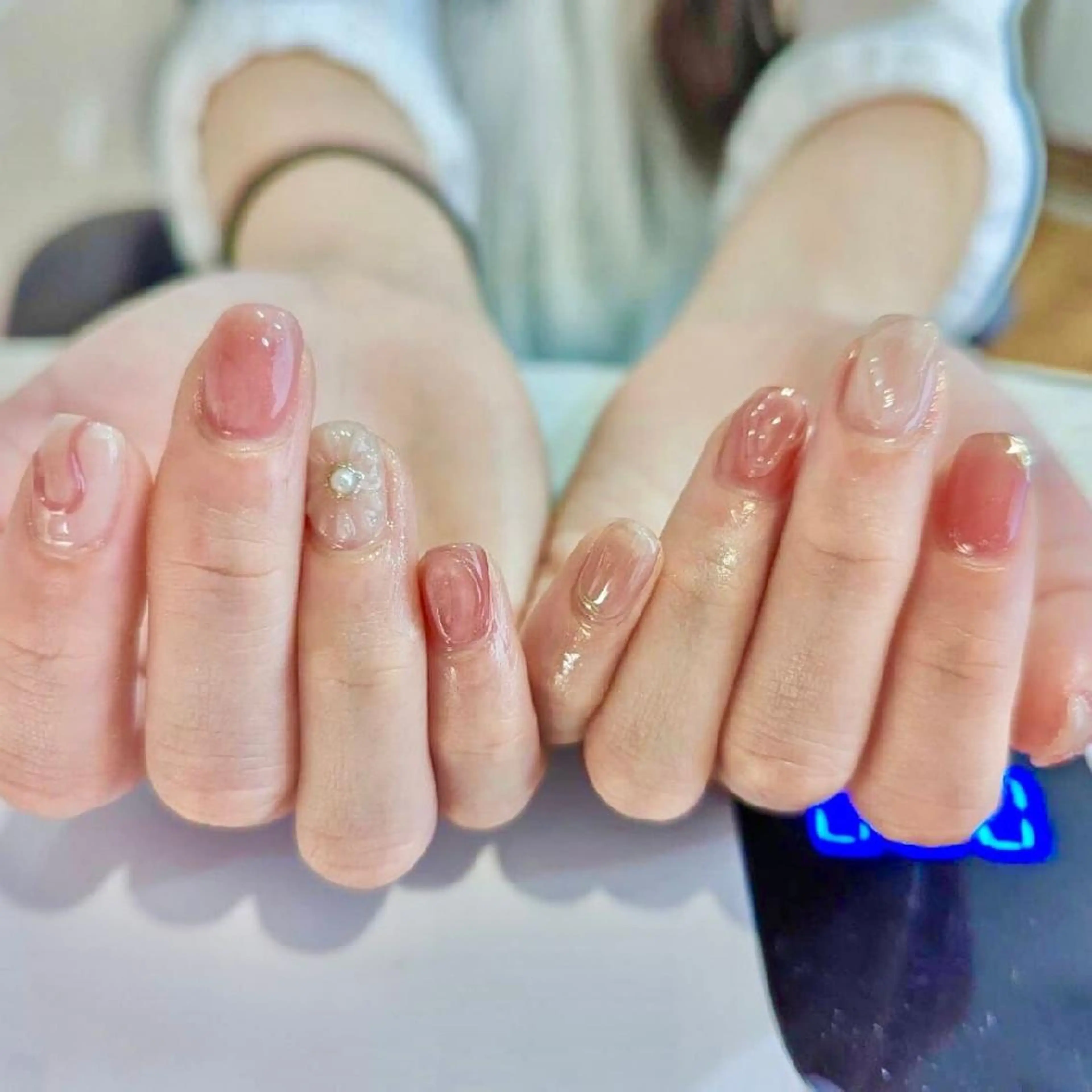 ネイル ニュアンスネイル VIBLISS福岡店 yurichanのネイルデザイン