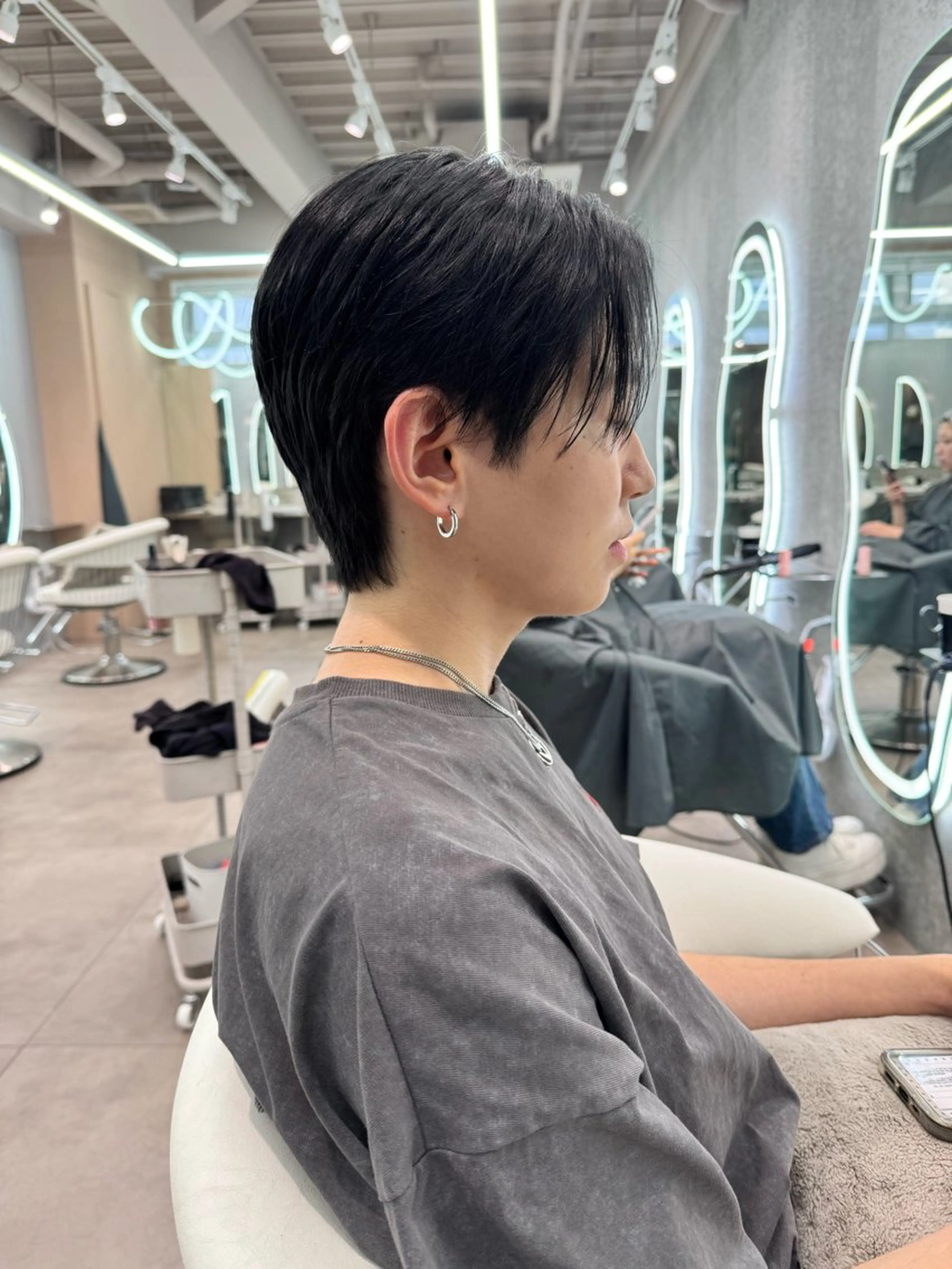 ショート カラー メンズ カット ヘアカラー 🔶似合わせセンター パート/ヤス🔶のヘアスタイル