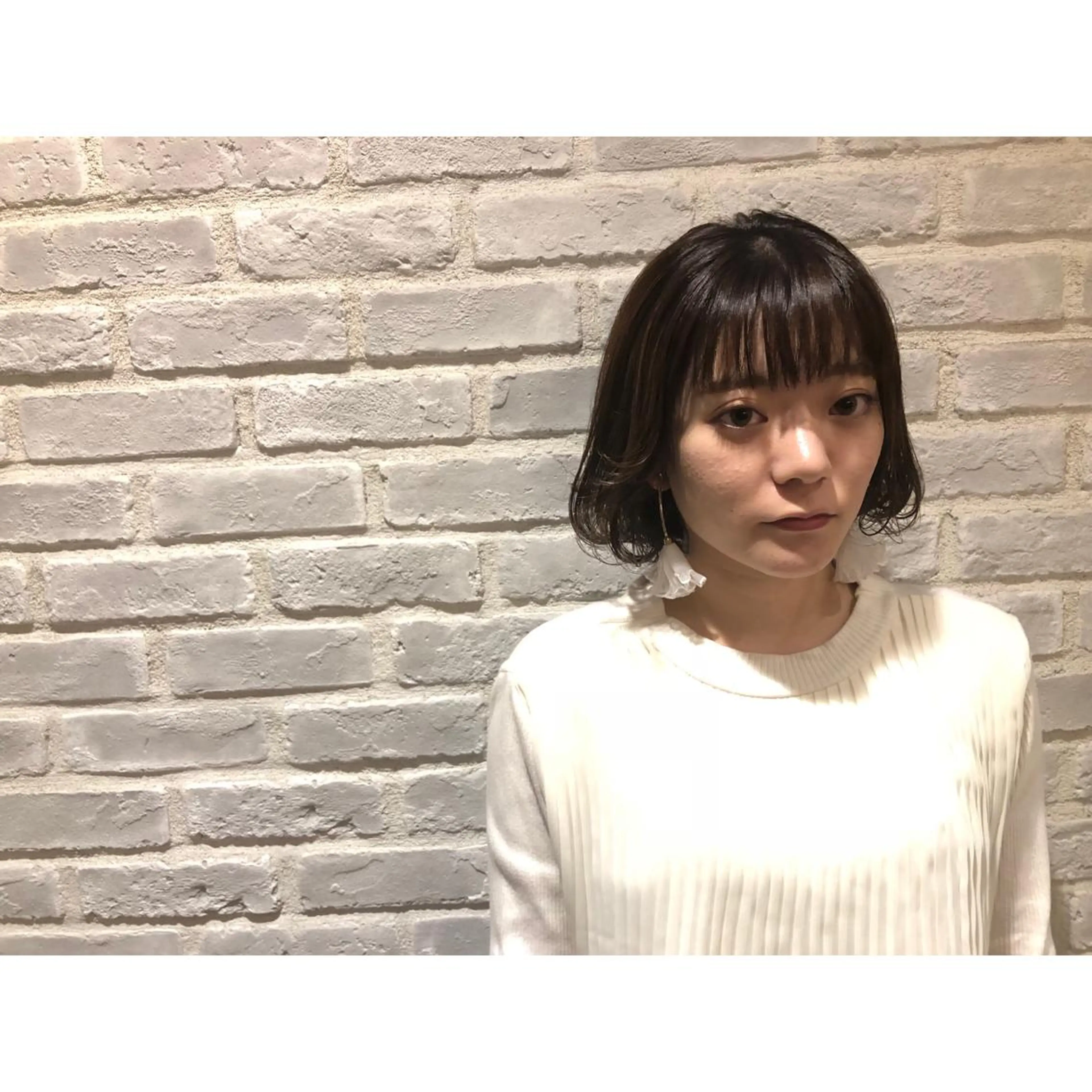 ミディアム カラー パーマ ヘアアレンジ メンズ キッズ ネイル マツエク・マツパ 藤井 菜緒のヘアスタイル