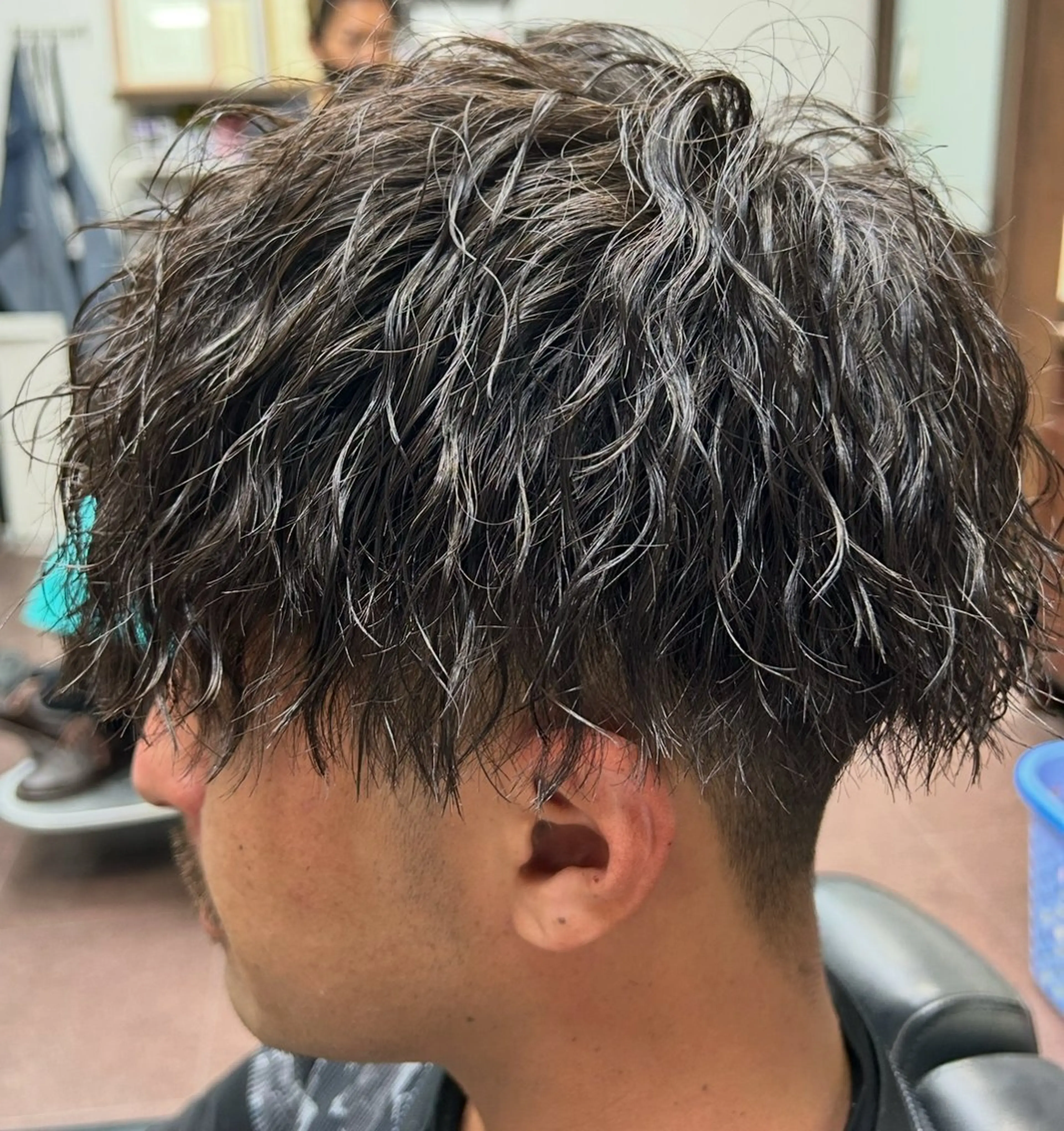 パーマ メンズ パーマ 河野 敬之のヘアスタイル