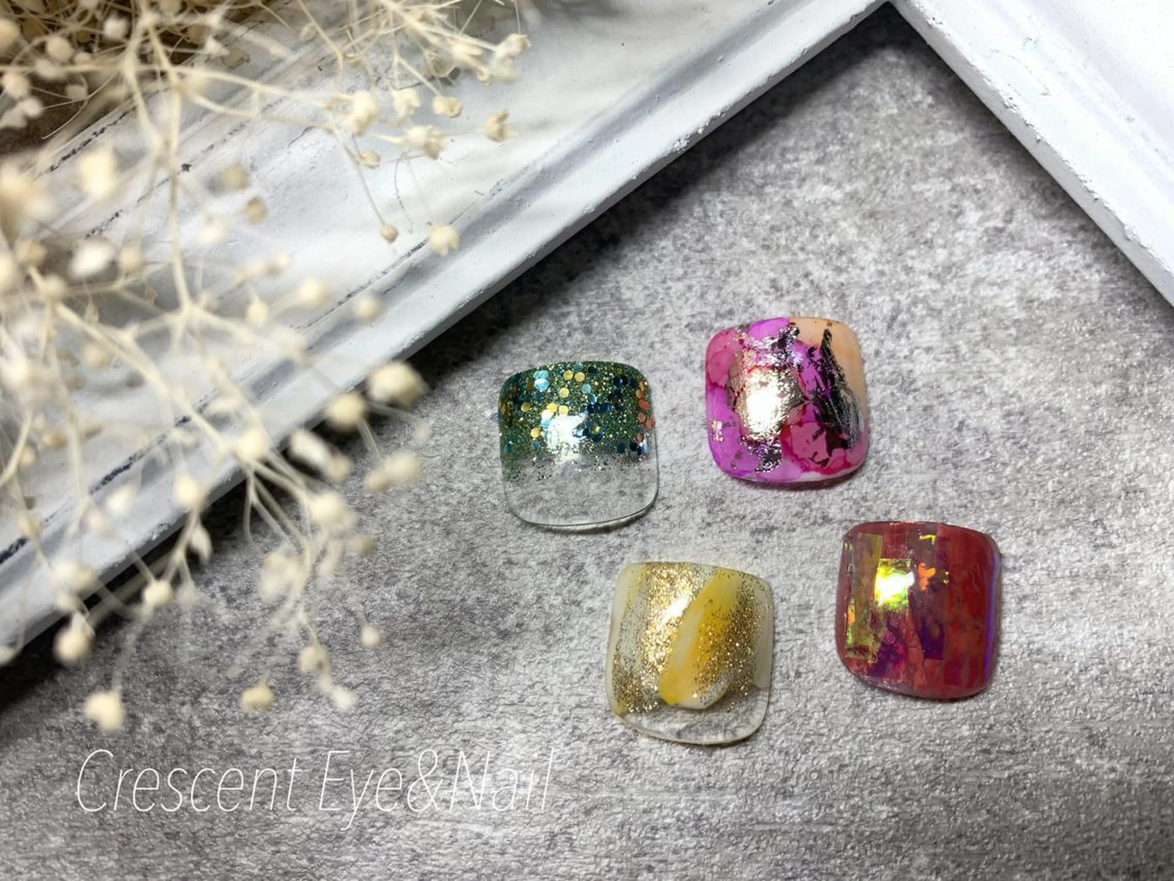 ネイル フットネイル 谷川 薫のネイルデザイン