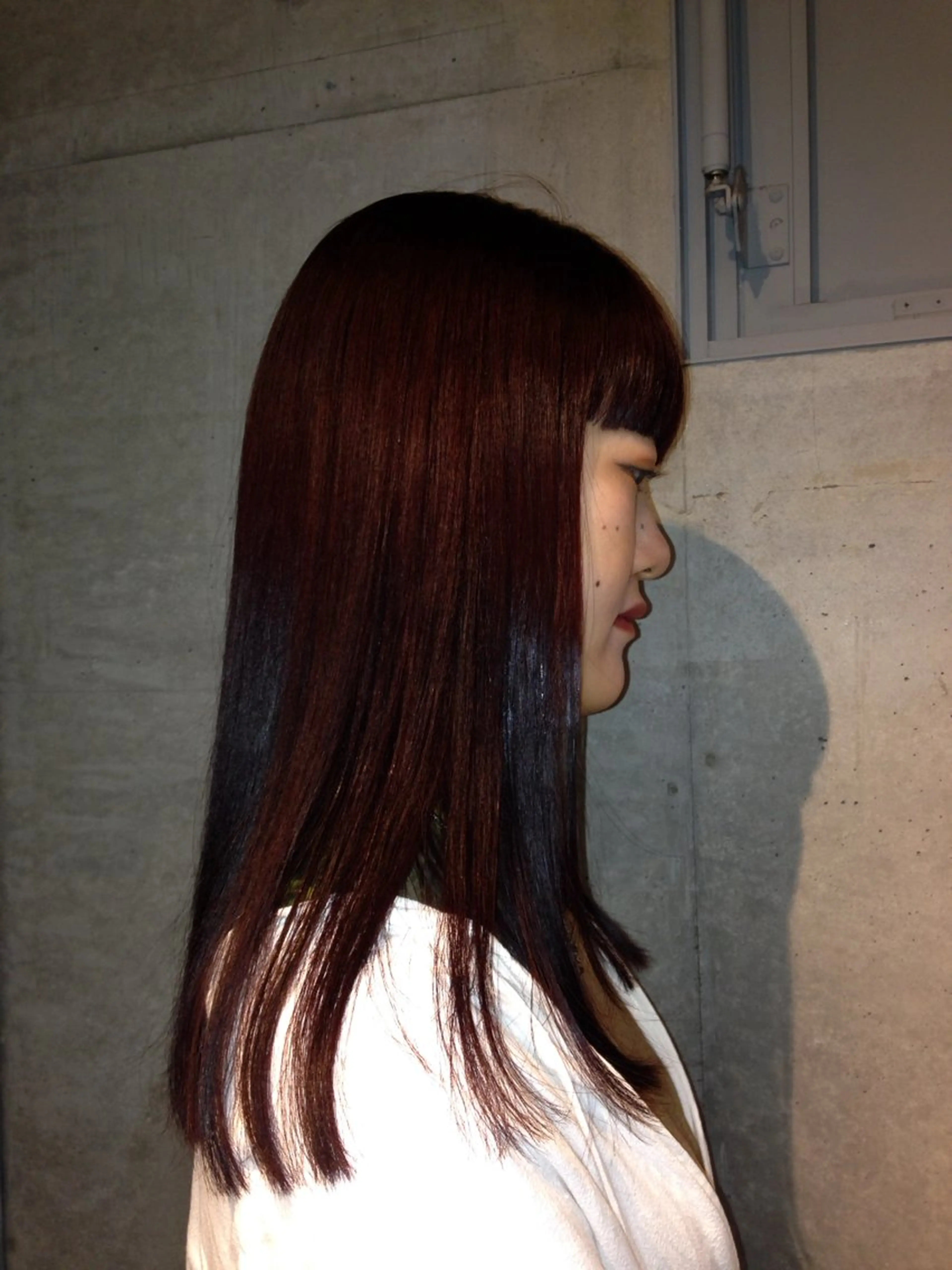 髪質改善💫プレミアム縮毛矯正+カラー+カットの写真