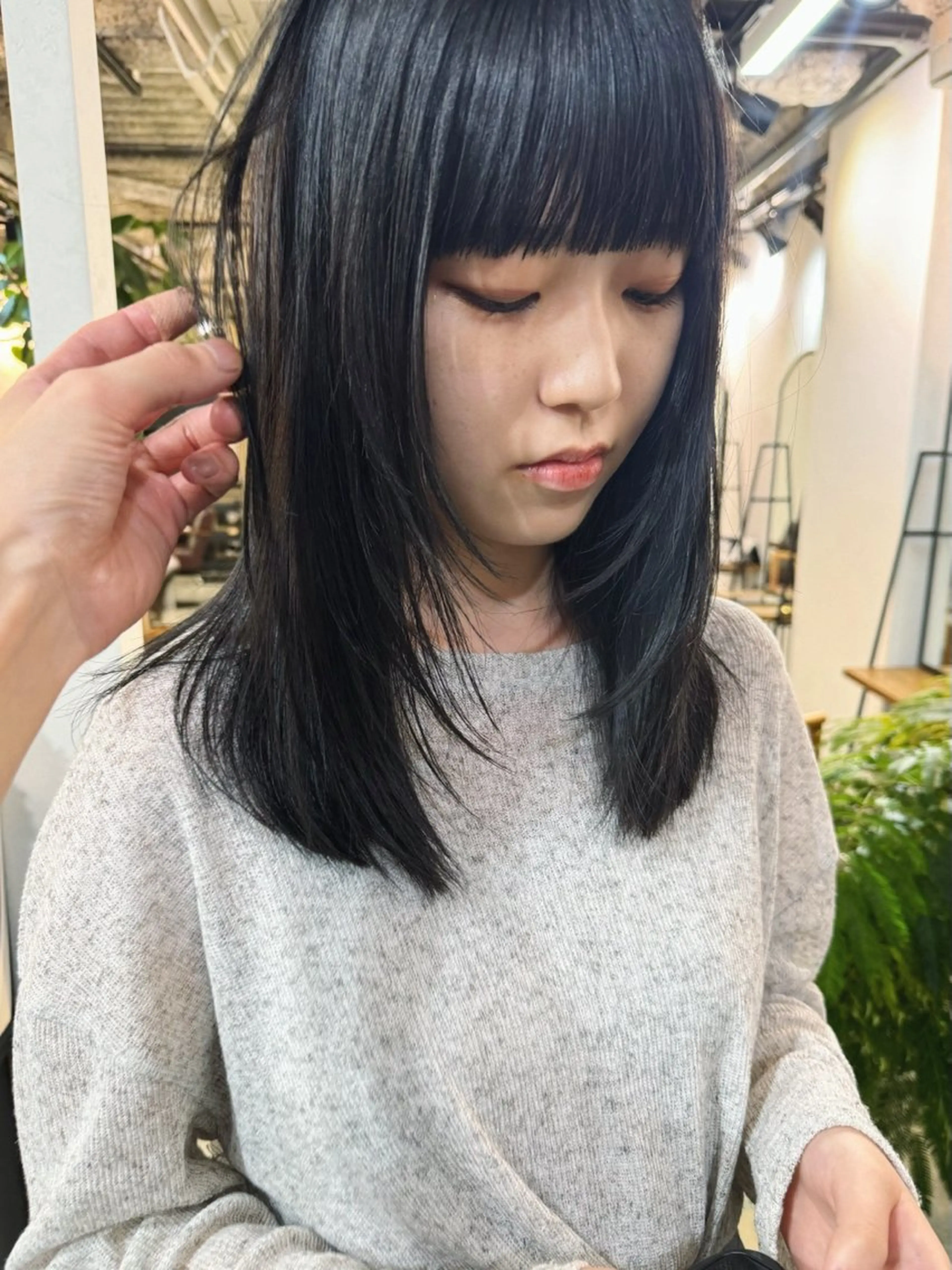 セミロング レイヤーカット hair&make   rite所属・小野田 航己のヘアスタイル