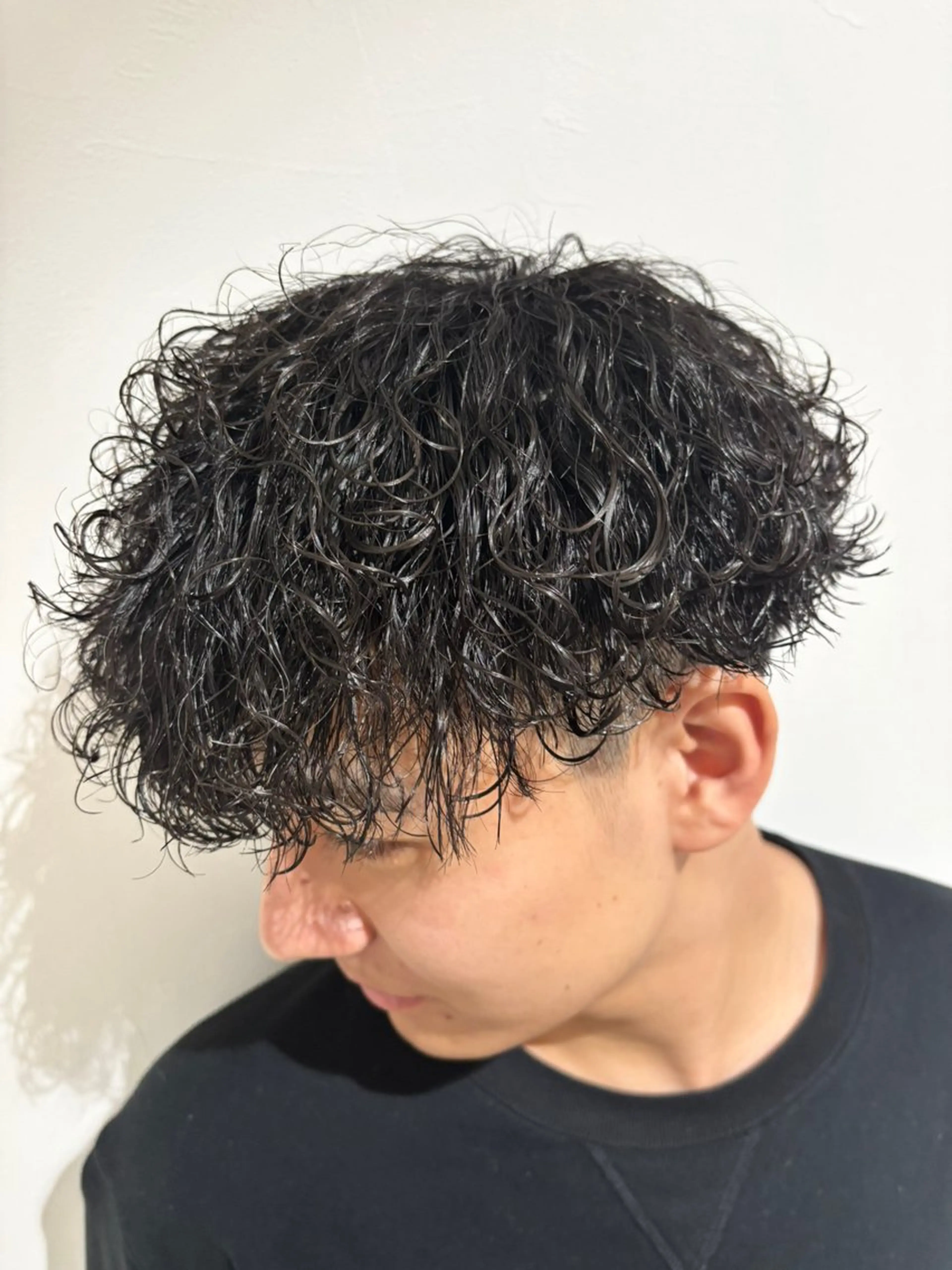 パーマ メンズ メンズパーマ ボブ/レイヤー /河内温太のヘアスタイル