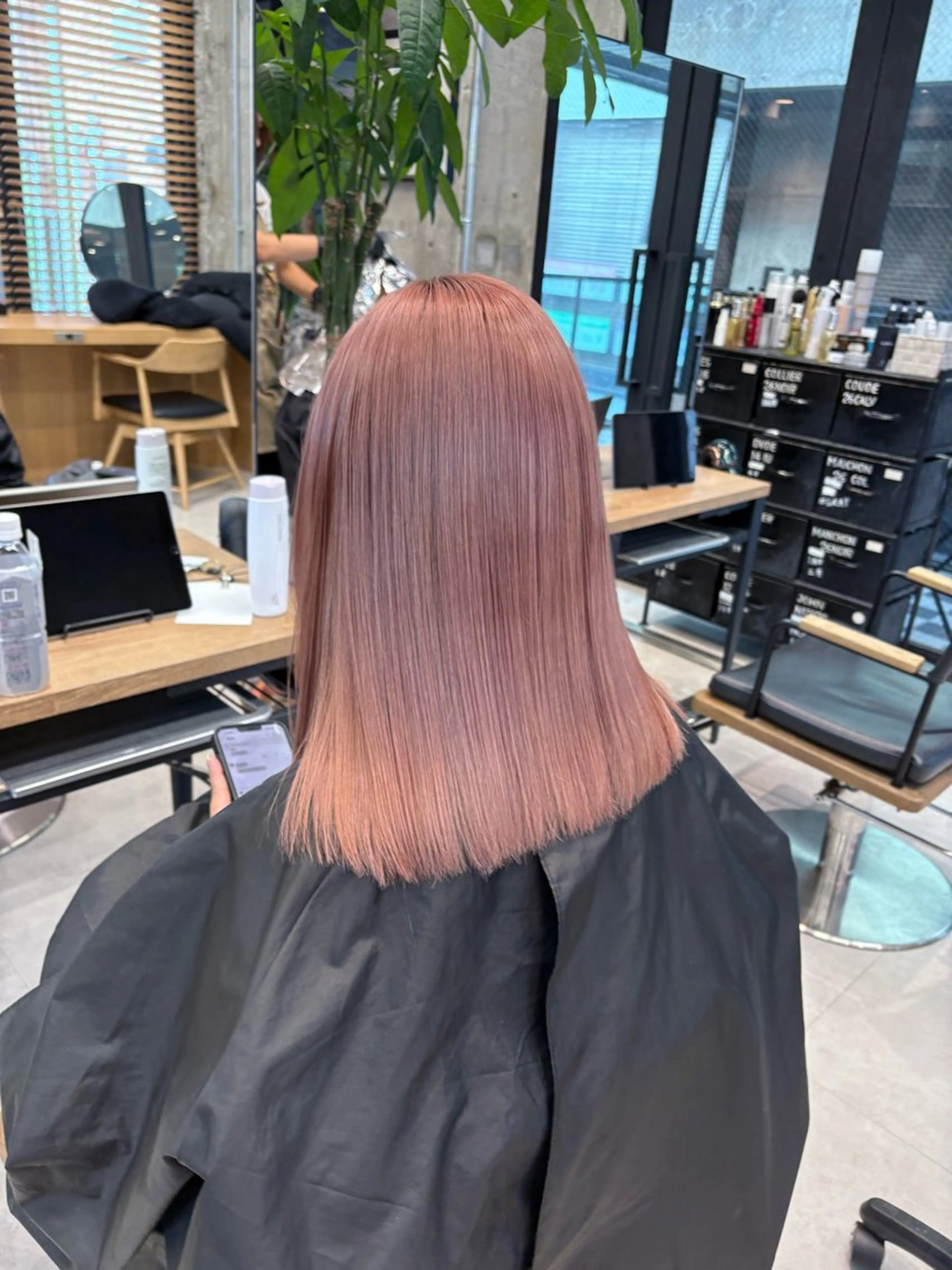 ミディアム カラー ヘアカラー KAEDE🌺Wカ ラー/ホワイトカラーのヘアスタイル