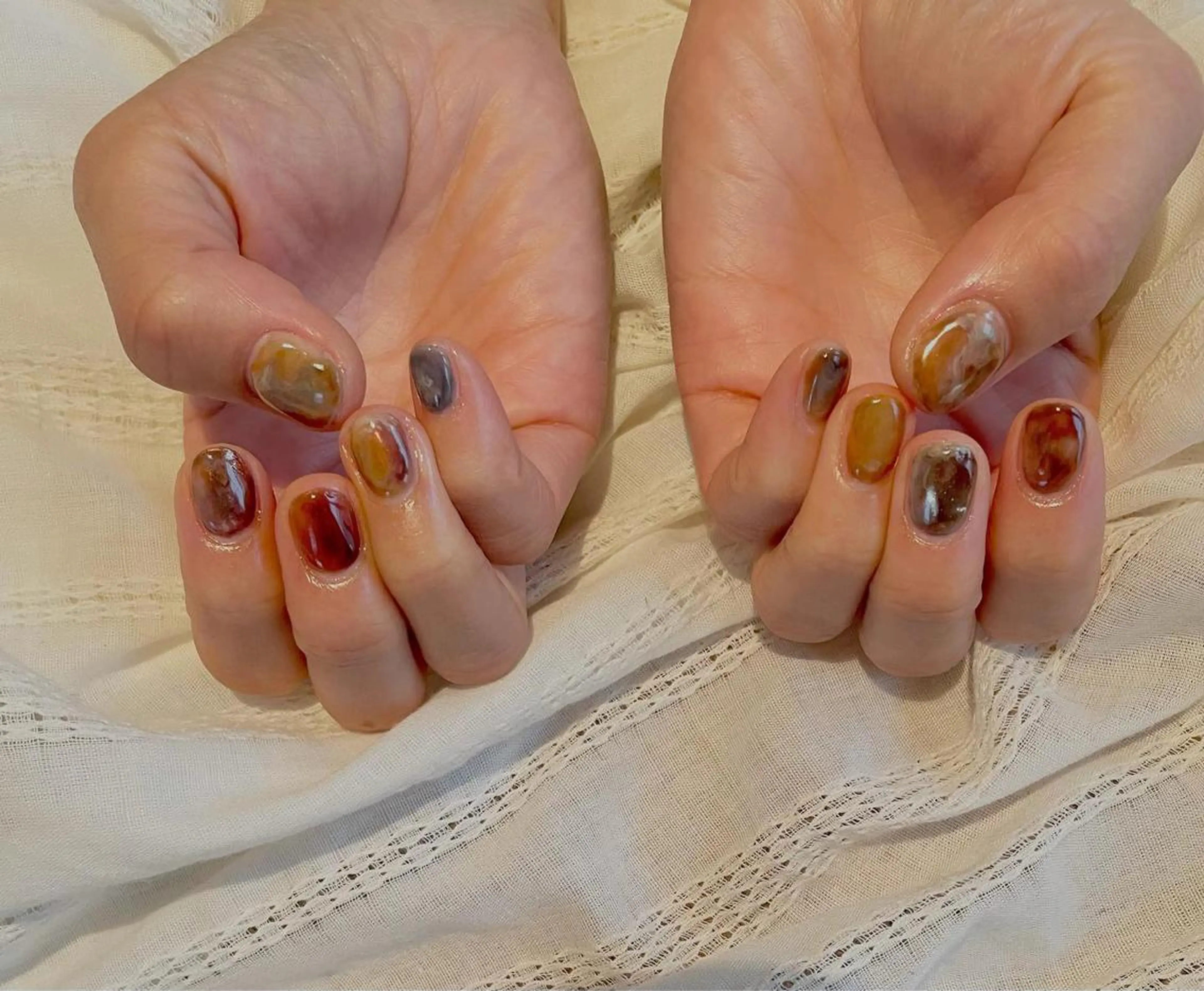 ネイル 甲府市徳行 🧸prunelleのネイルデザイン