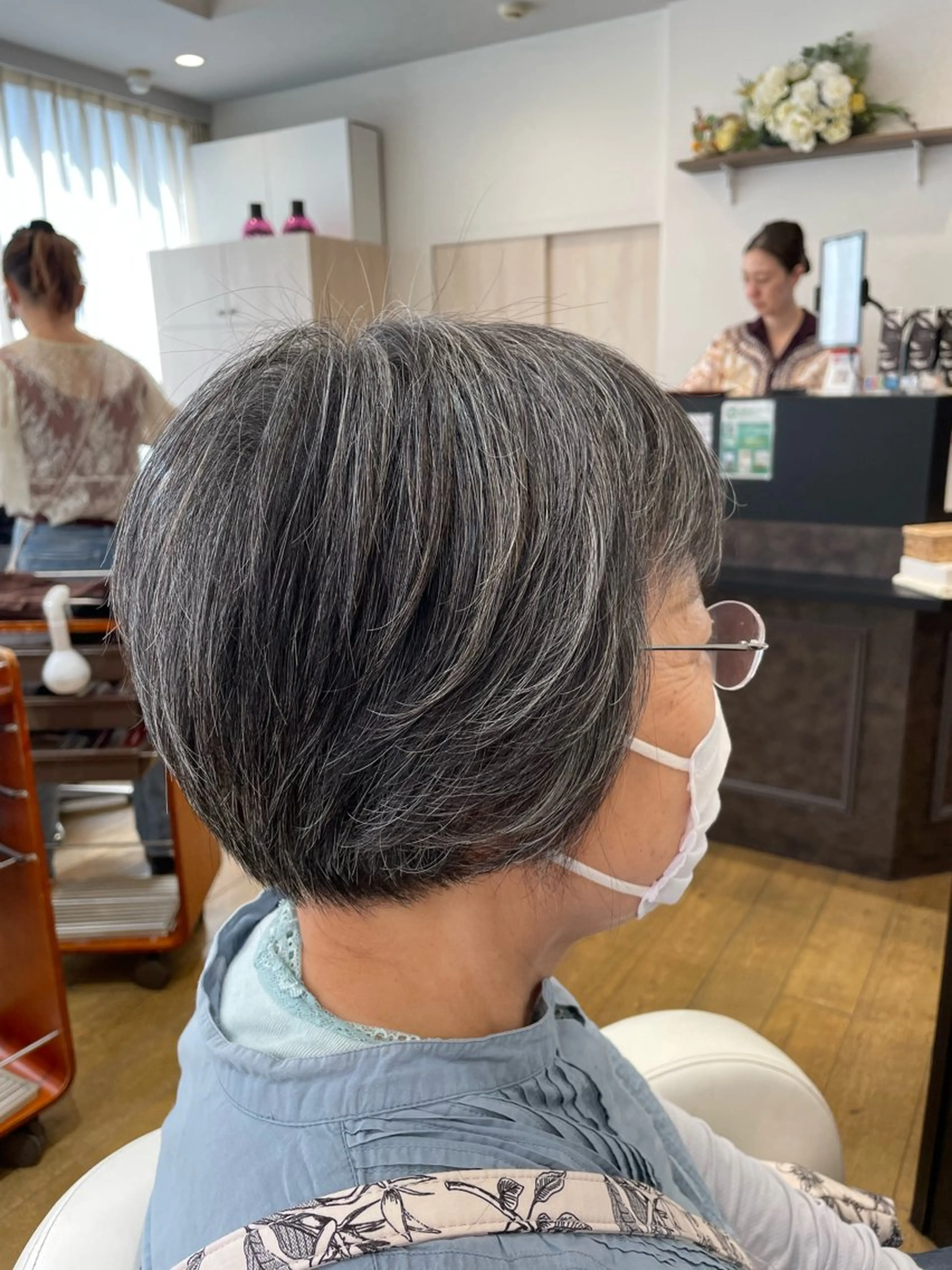 ショート カラー カット ヘアカラー ヘッドスパ ヘッドスパ 山本🌻のヘアスタイル