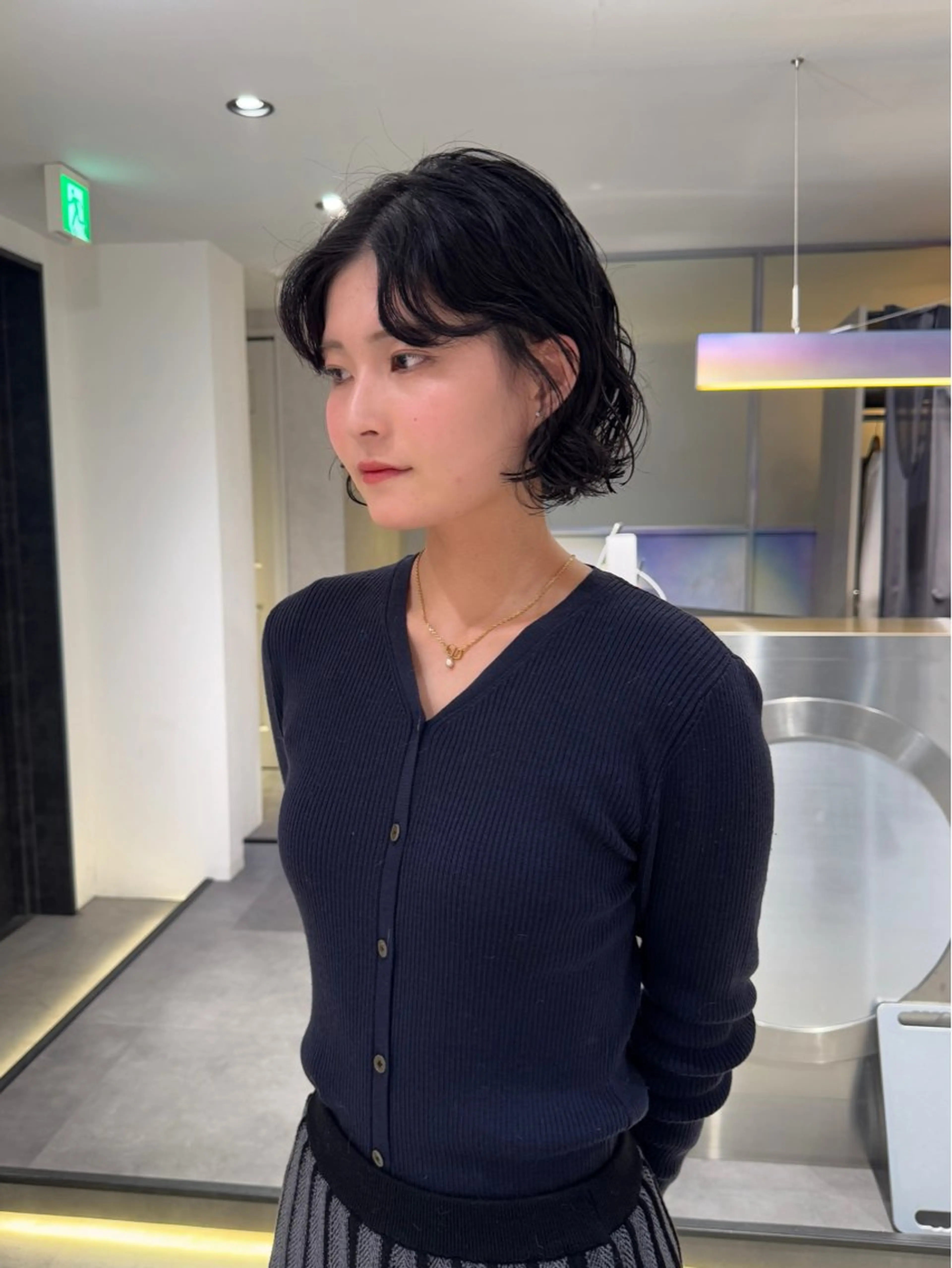 ショート ボブ Qin shaire salon 原宿所属・🌿パーマ/ボブ/ レイヤー/Mikiのヘアスタイル