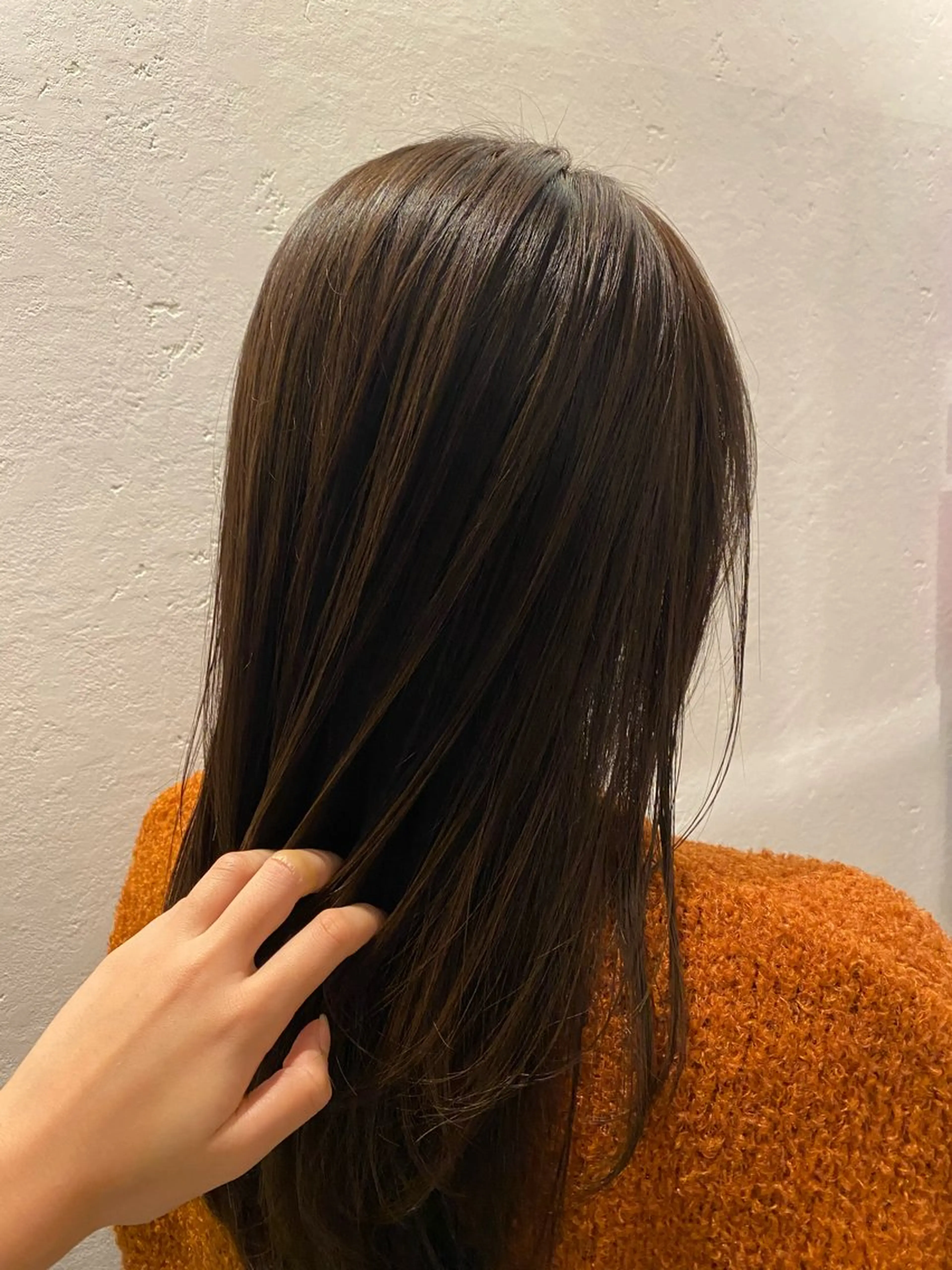 セミロング カラー 希優🌺ソムリエ /ブリーチ/カットのヘアスタイル