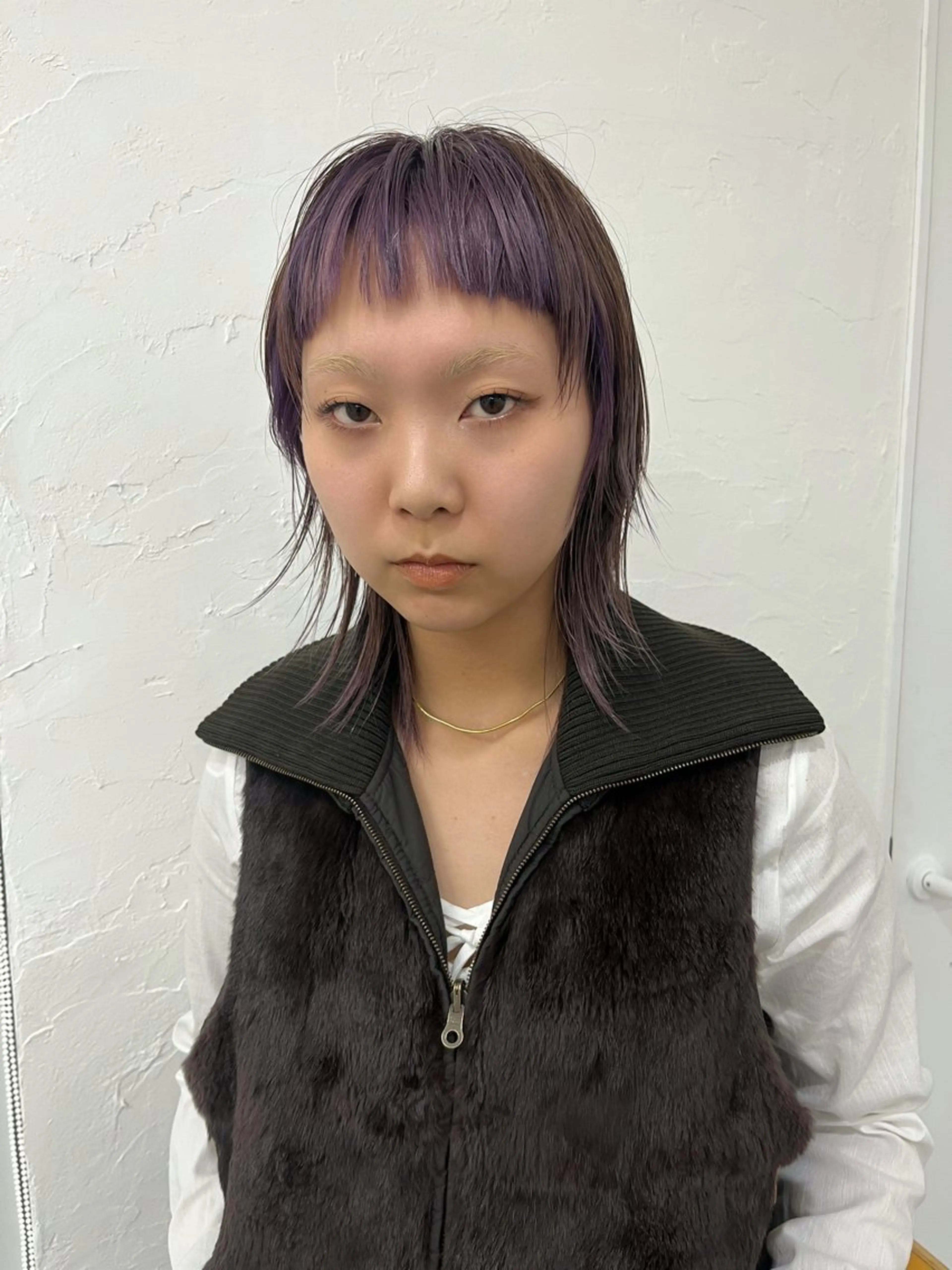 ミディアム イシイ モエカのヘアスタイル