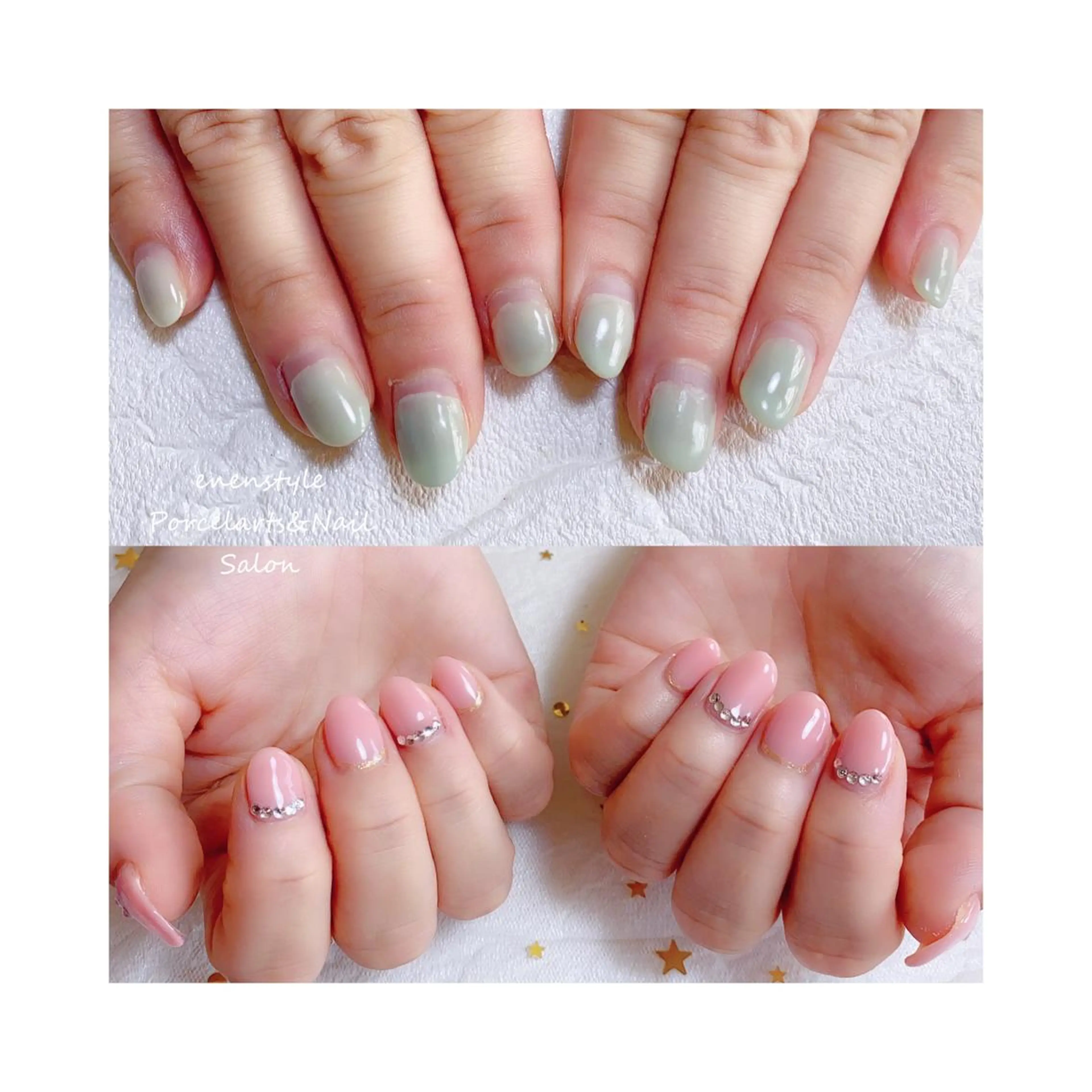 ミディアム ネイル ハンドネイル 👑enen style👑のネイルデザイン