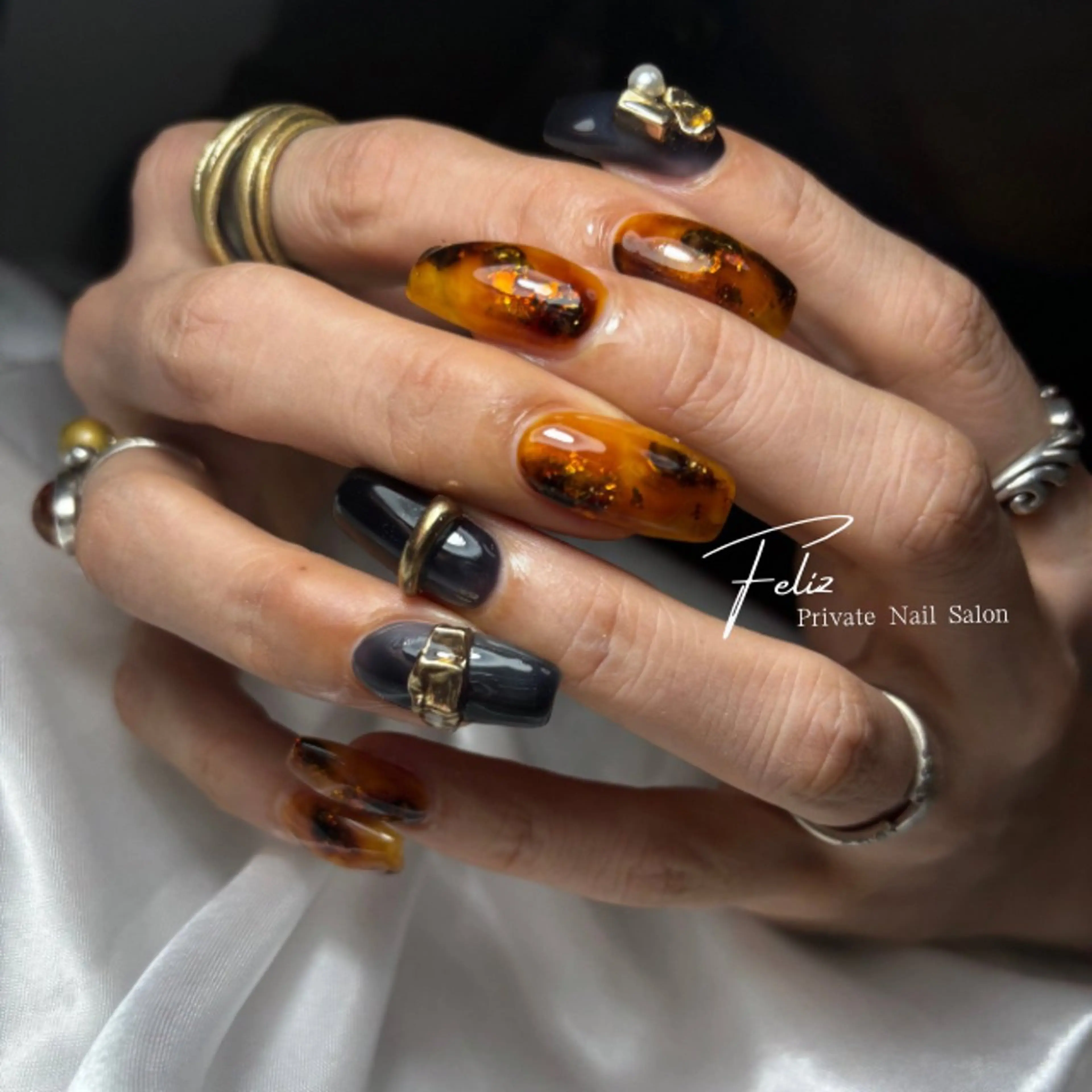 ネイル ハンドネイル ハンドケア Feliz 楽しいネイルサロンのネイルデザイン