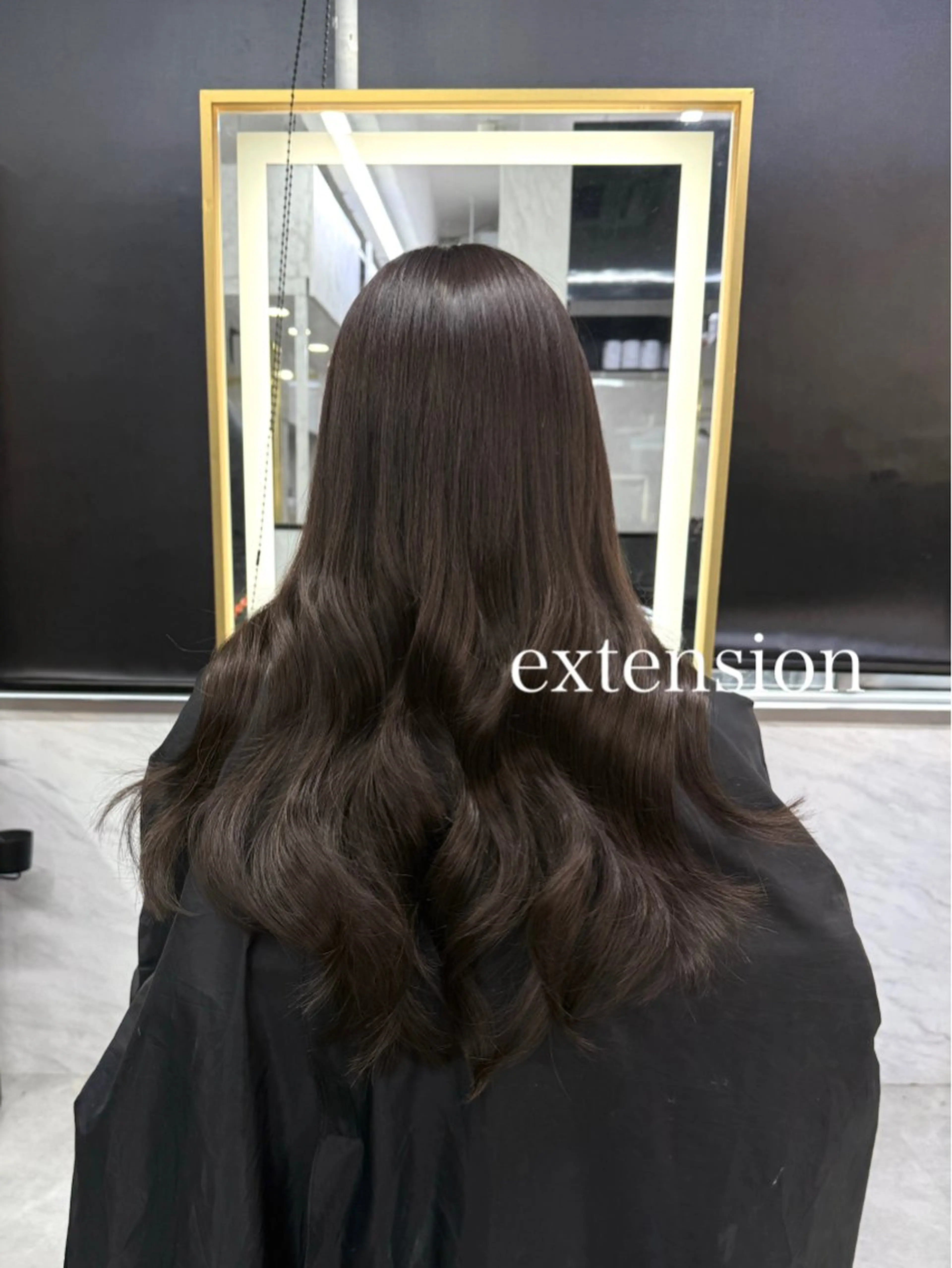 ロング カラー ブラウンカラー ダークブラウン エクステ ロング ヘアカラー エクステ エクステ🩵ブリーチ 韓国ヘア🩵KAEのヘアスタイル