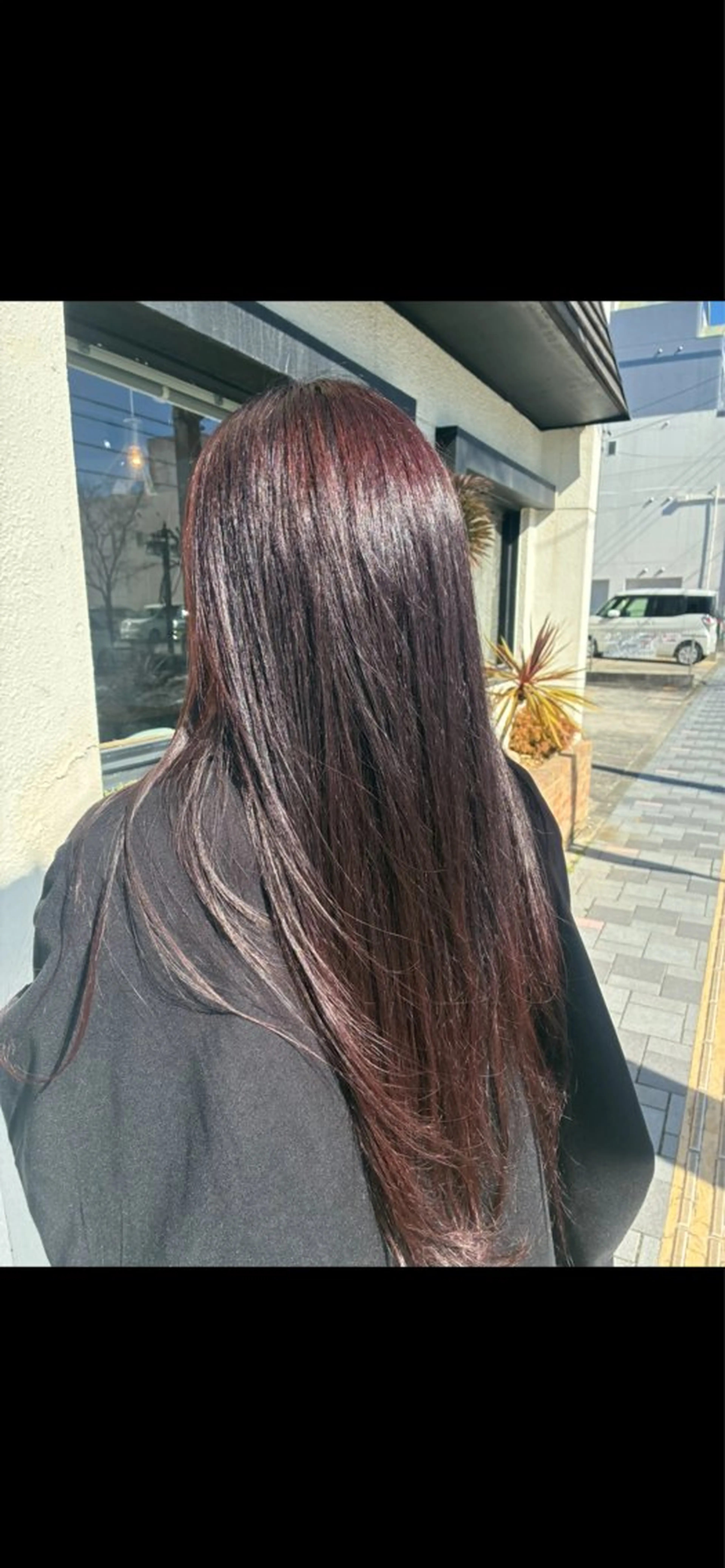 ロング カラー ヘアカラー 古橋 由妃のヘアスタイル