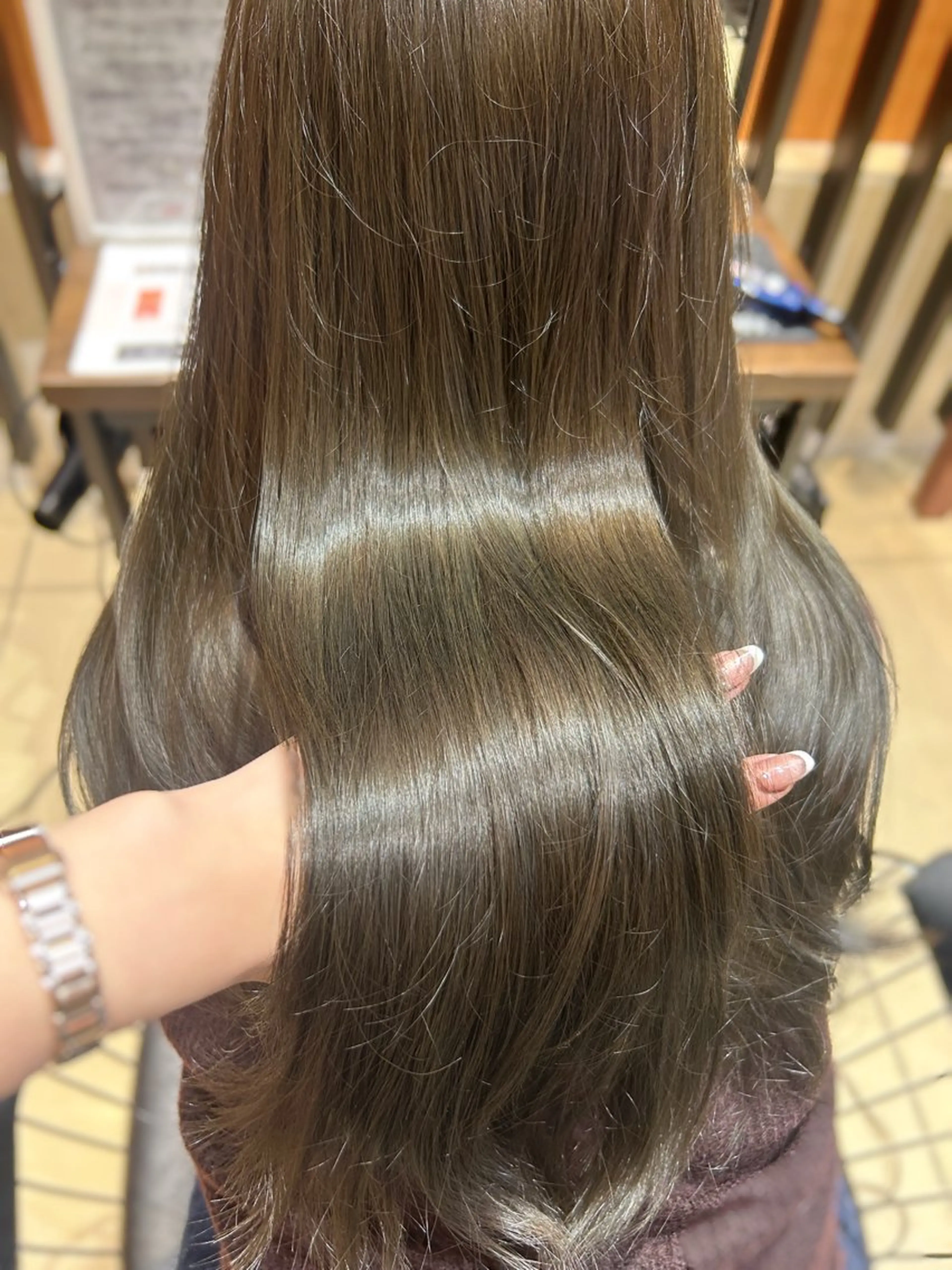 ロング カット ヘアカラー トリートメント ✨🍀岩崎 唯🍀✨のヘアスタイル