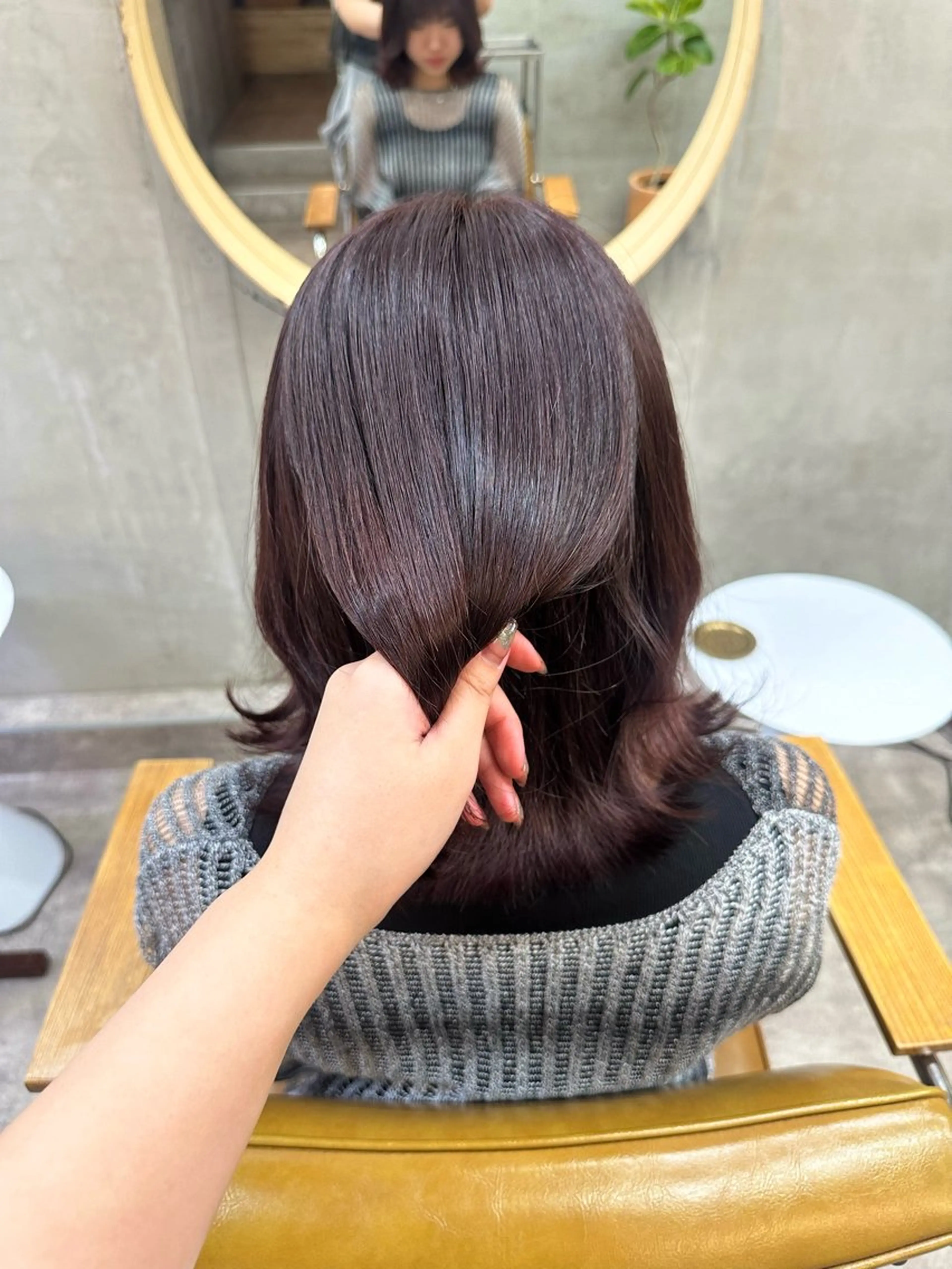 ミディアム カラー ベージュカラー ブリーチ ブラウンカラー ケアブリーチ グレージュ カット ヘアカラー トリートメント カットモデル募集中 ／HARUKA🎀のヘアスタイル