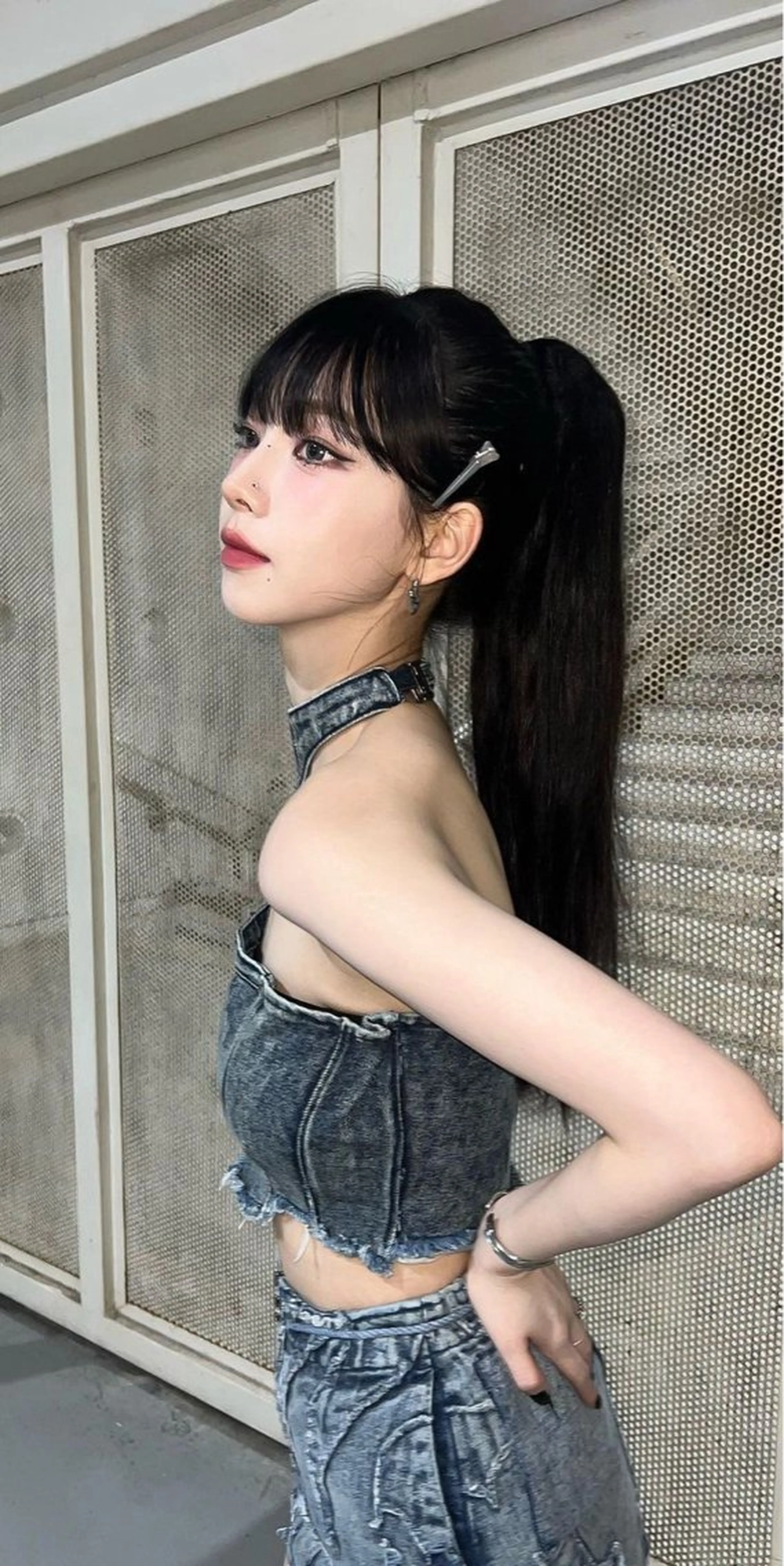 ロング カラー ハイトーン/韓国 レイヤー/るか🎀のヘアスタイル