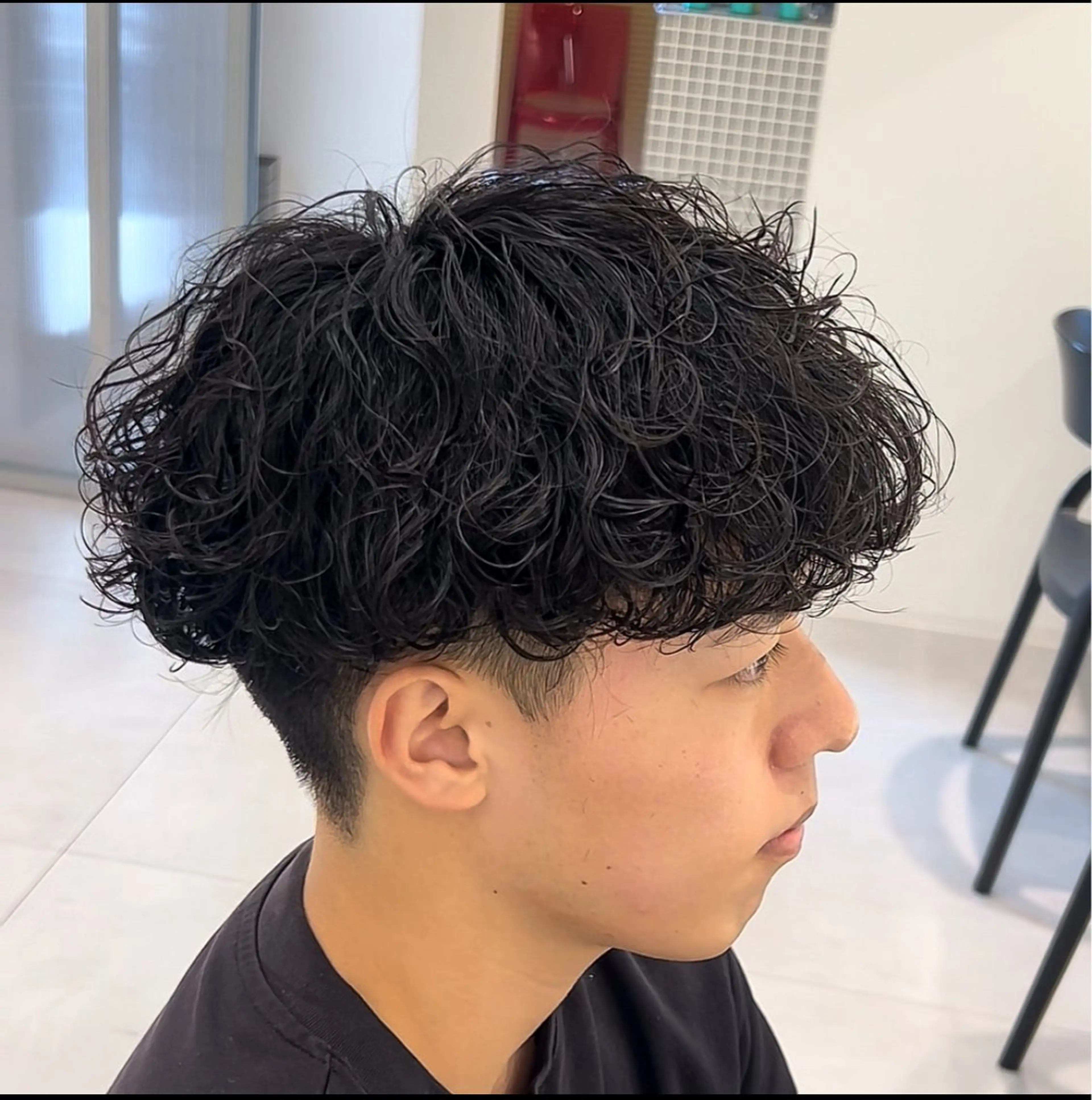 パーマ メンズ メンズパーマ 波巻きパーマ メンズ専門/パーマ 特化/栄/北出瑞貴のヘアスタイル