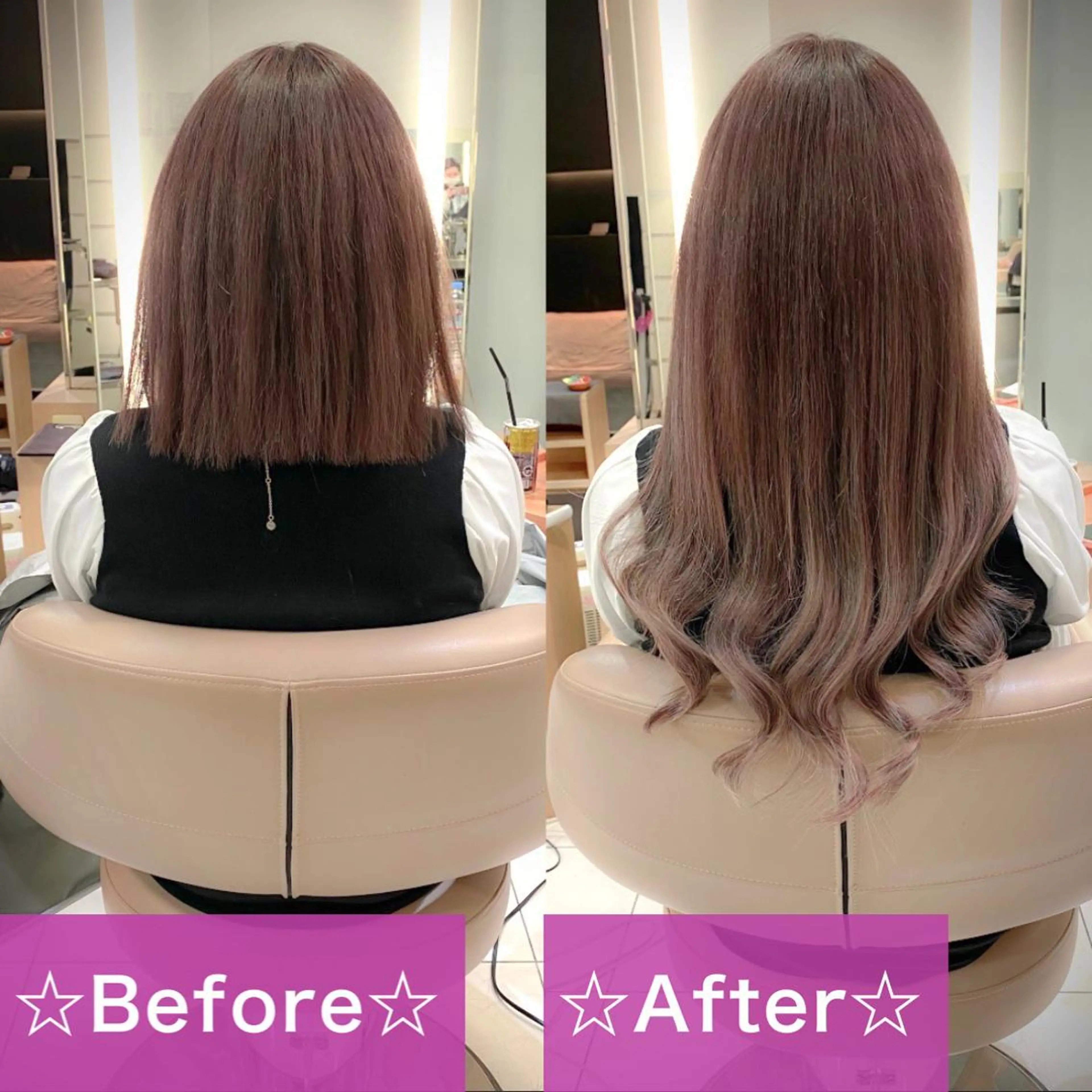 ⭐️リルエクステ60本+エクステカット&シャンプー・ブロー⭐️(馴染ませカット込み)の写真